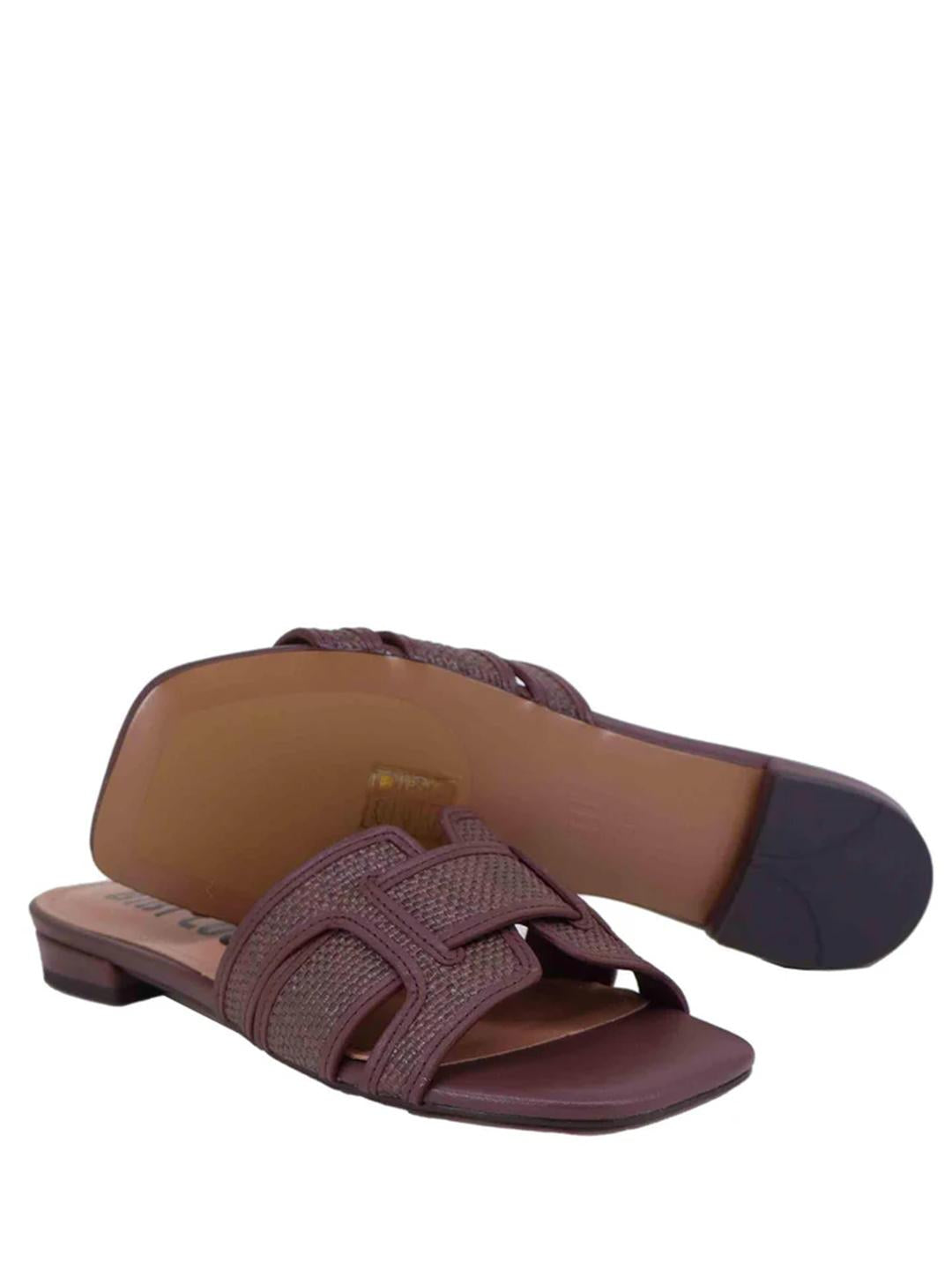 Bibi Lou Holly sandali marrone in rafia