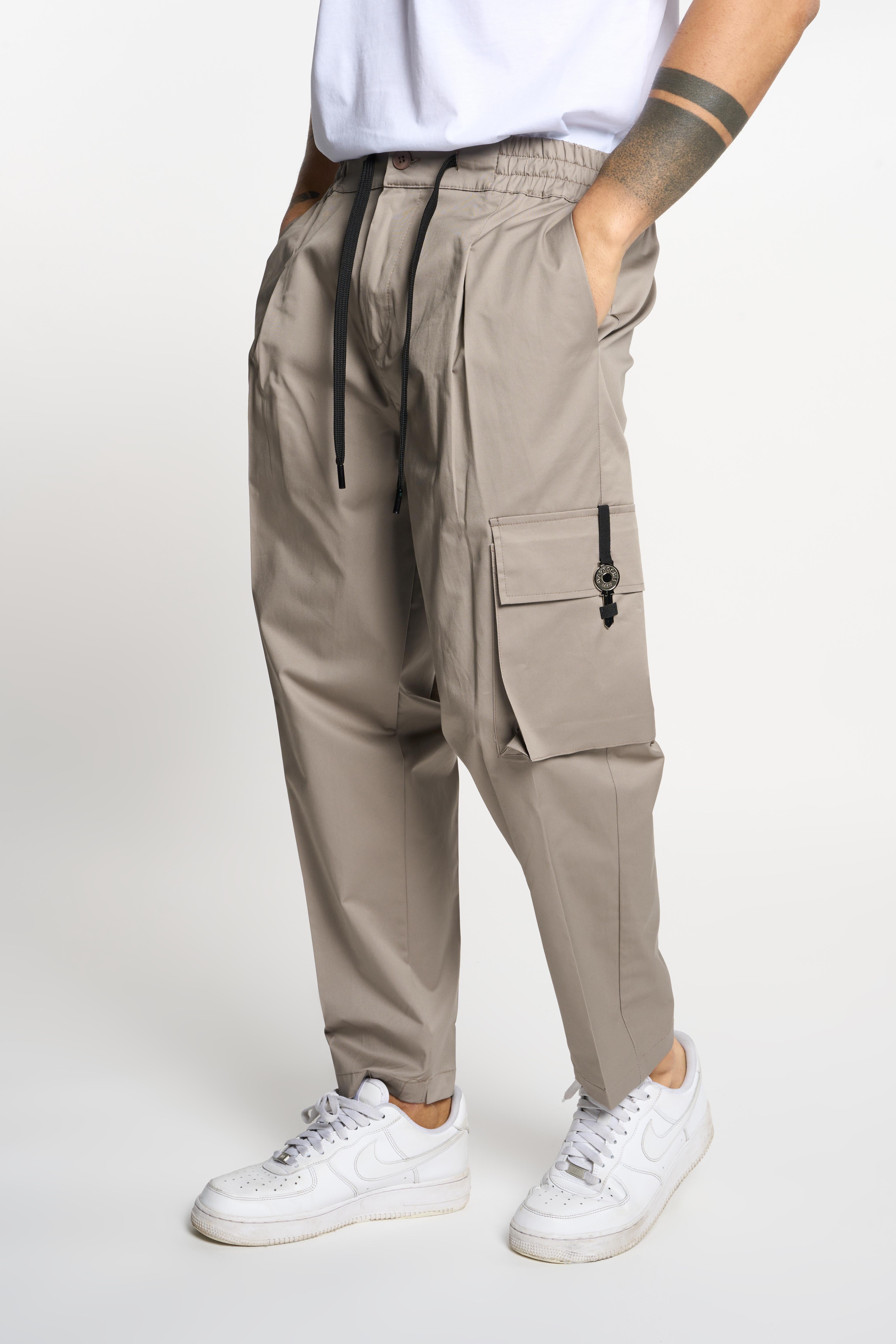 Gavroche pantaloni beige con chiave