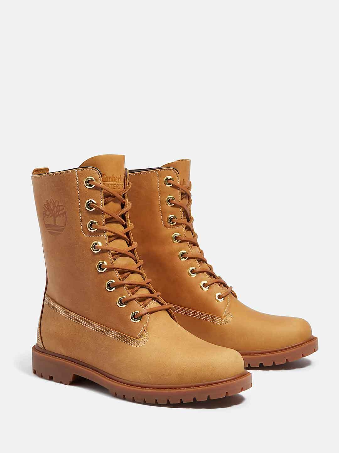 Timberland Premium 8 Inch anfibio beige impermeabile