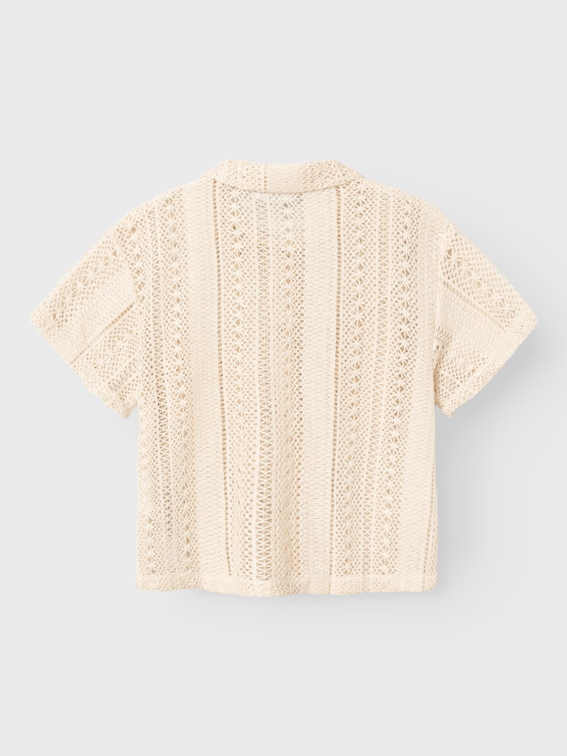 Name It camicia kids beige traforata