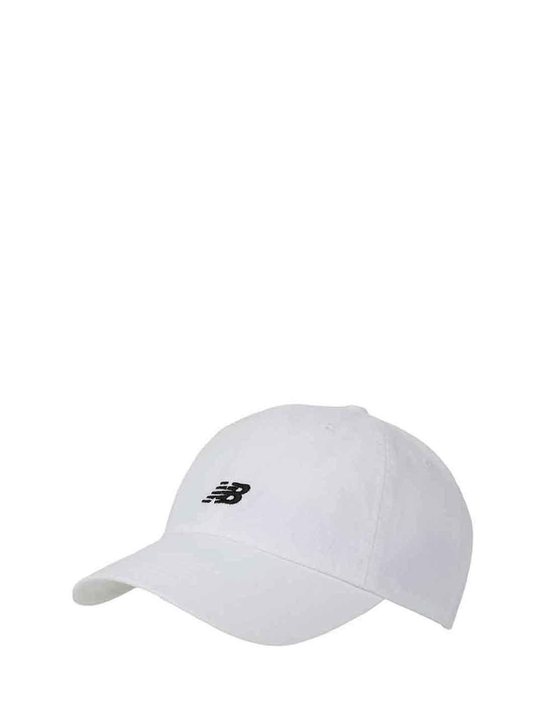 New Balance cappello bianco con logo nero