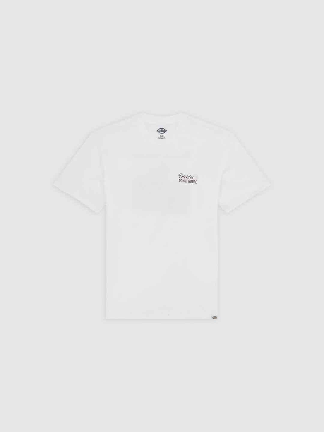 Dickies Donut House t-shirt bianco con stampa retro