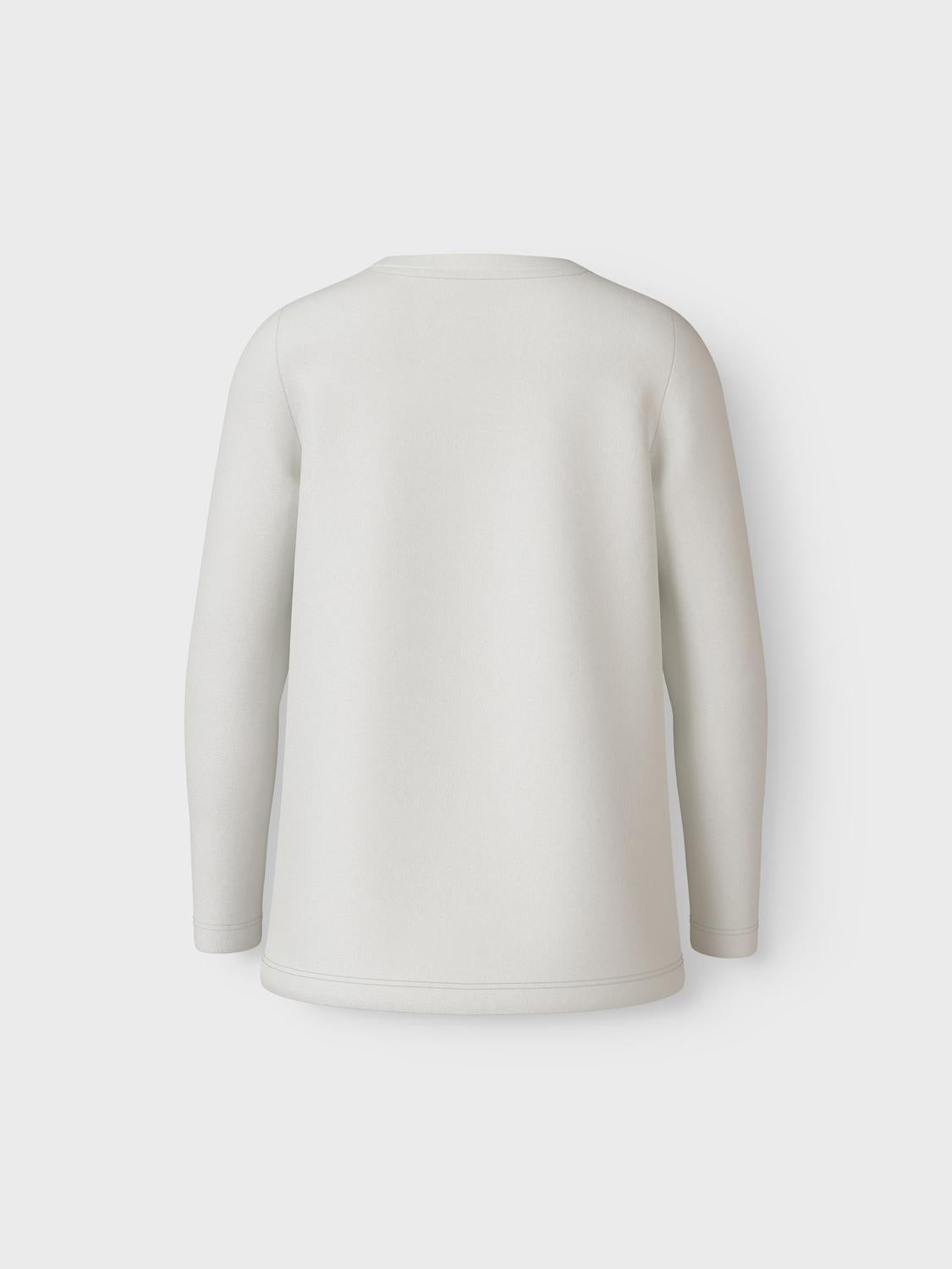 Name It maglia kids bianco con cuore glitterato