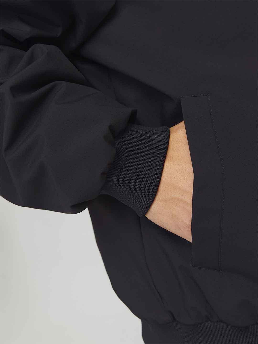 Jack & Jones giubbino nero a bomber
