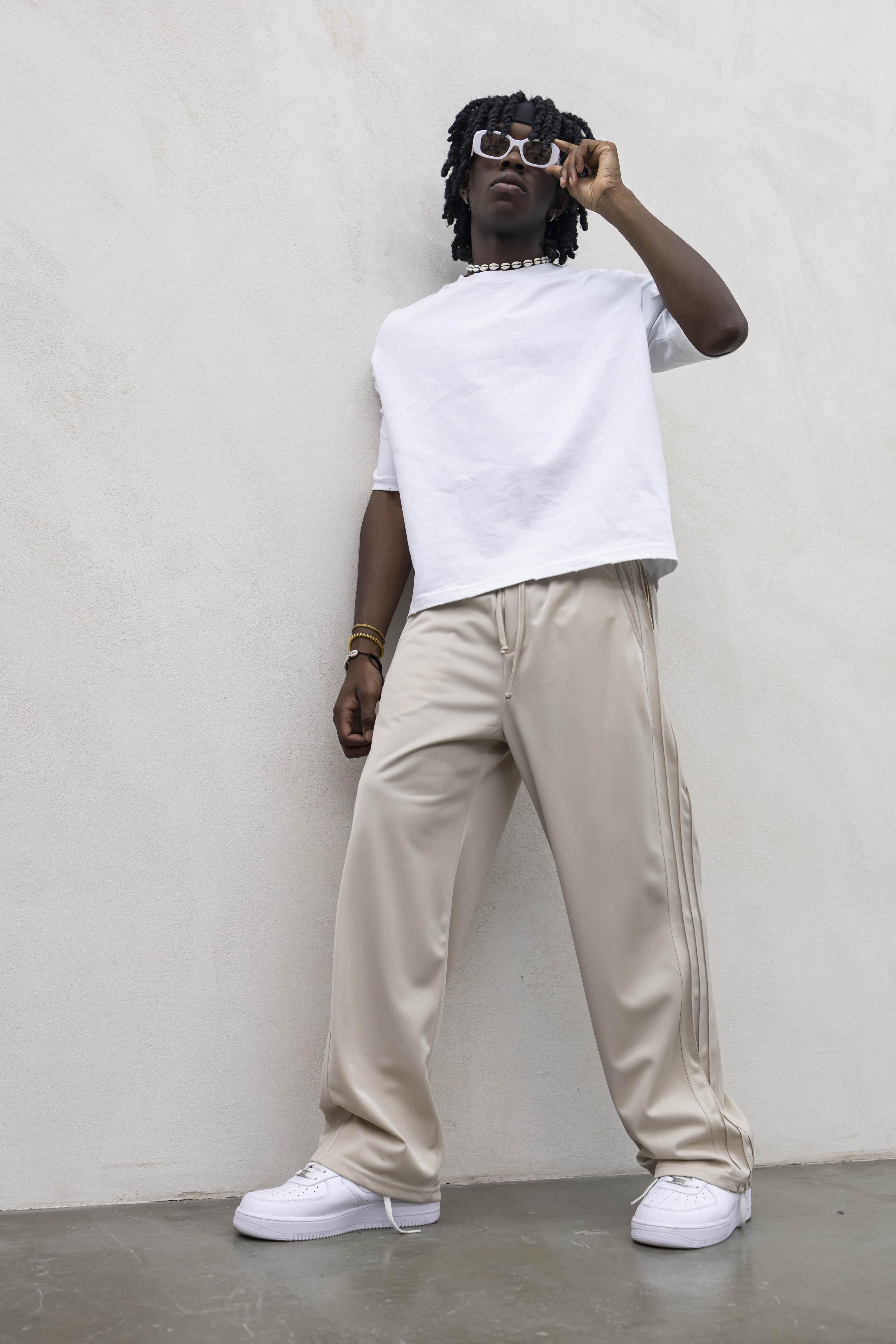 Present Day pantalone beige acetato