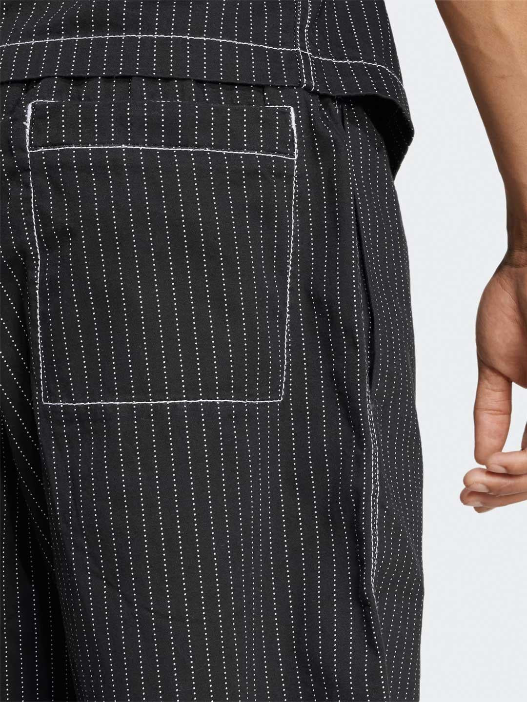 Adidas Wabash bermuda nero a righe