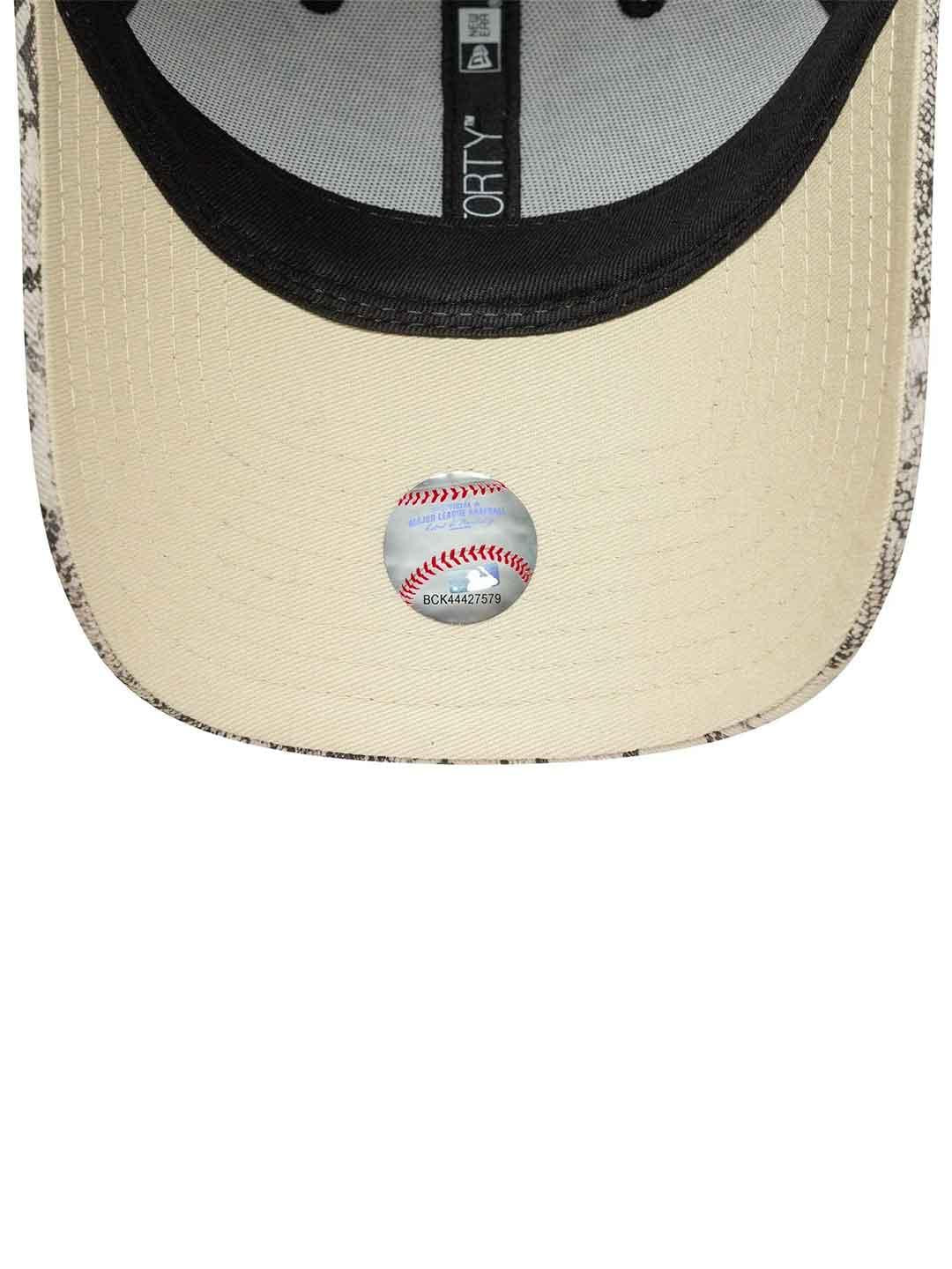 New Era 9Forty cappello pitonato con logo bianco