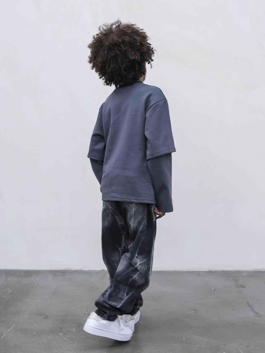 Present Day jeans kids nero