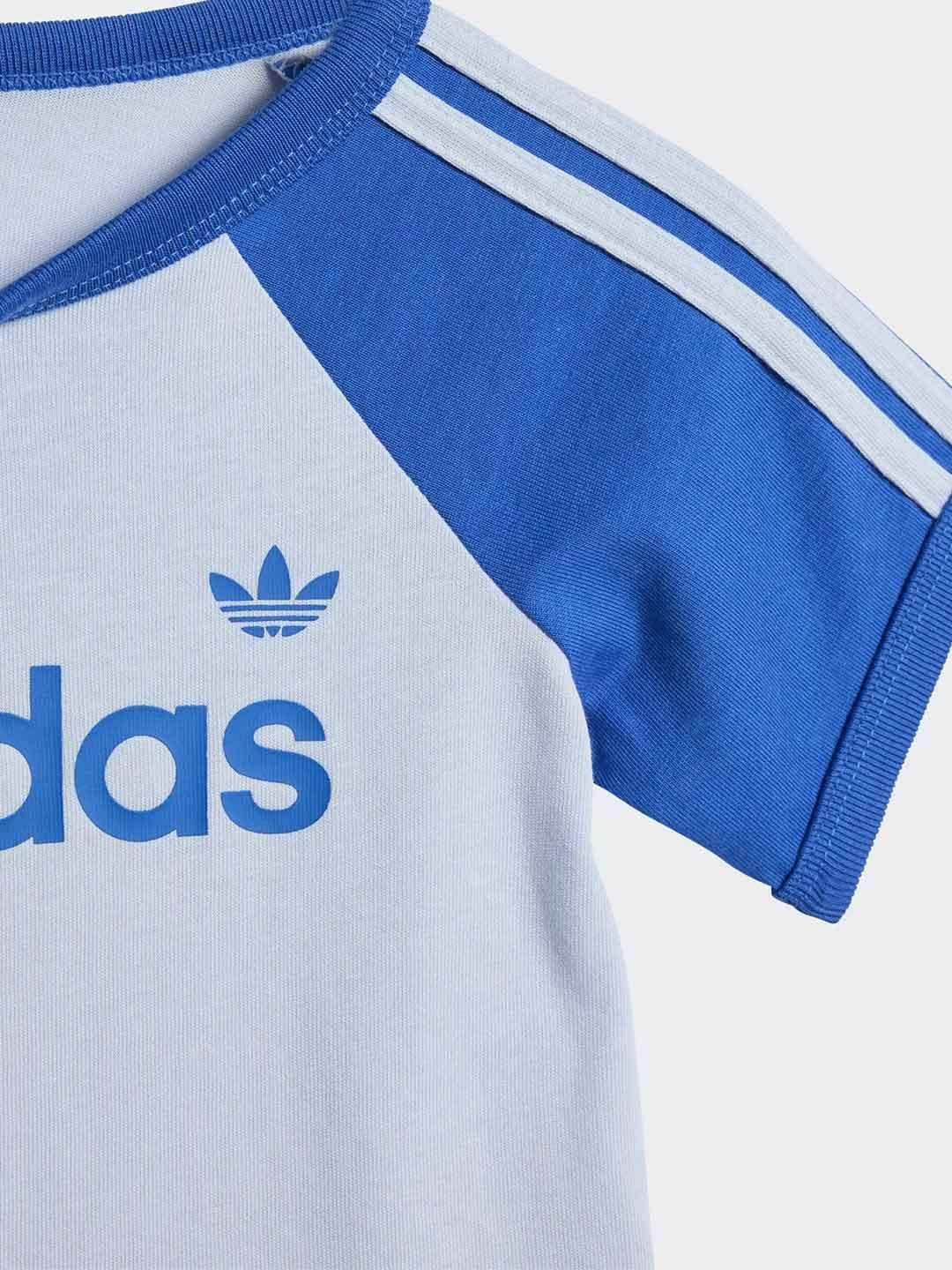 Adidas coordinato kids celeste