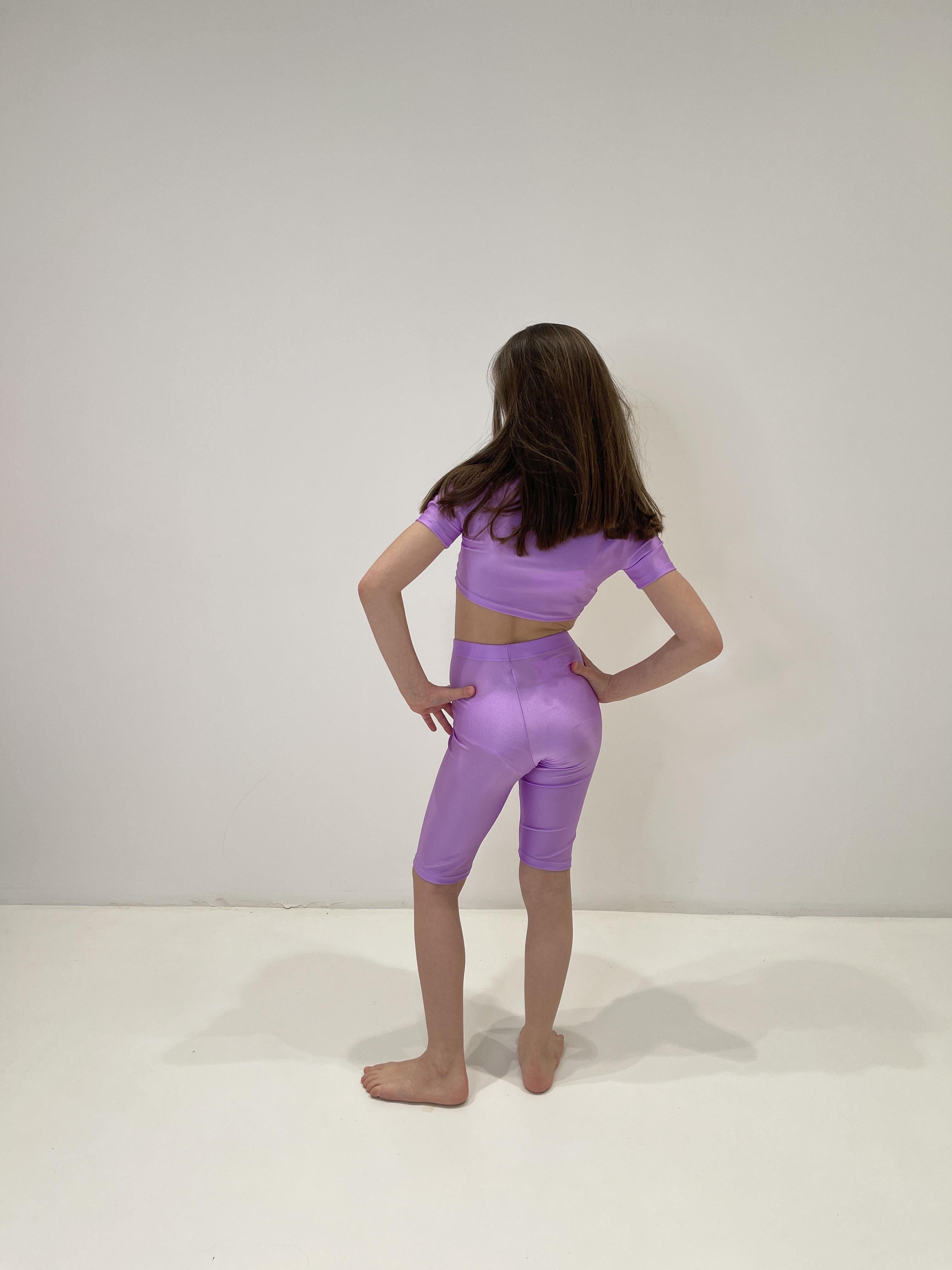 Island Coco leggings kids lilla ciclista