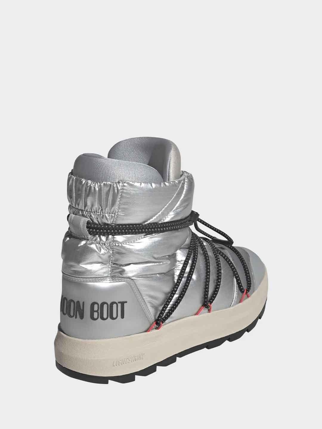 Adidas Ace Mid stivali argento x Moon Boot