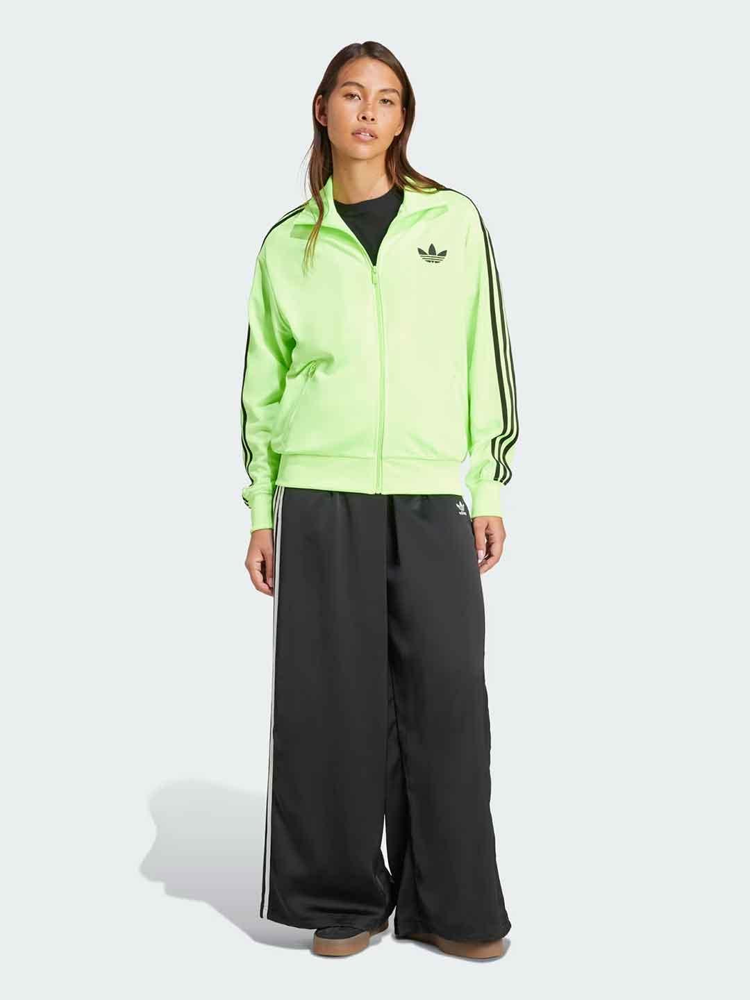 Adidas Adicolor felpa verde con zip