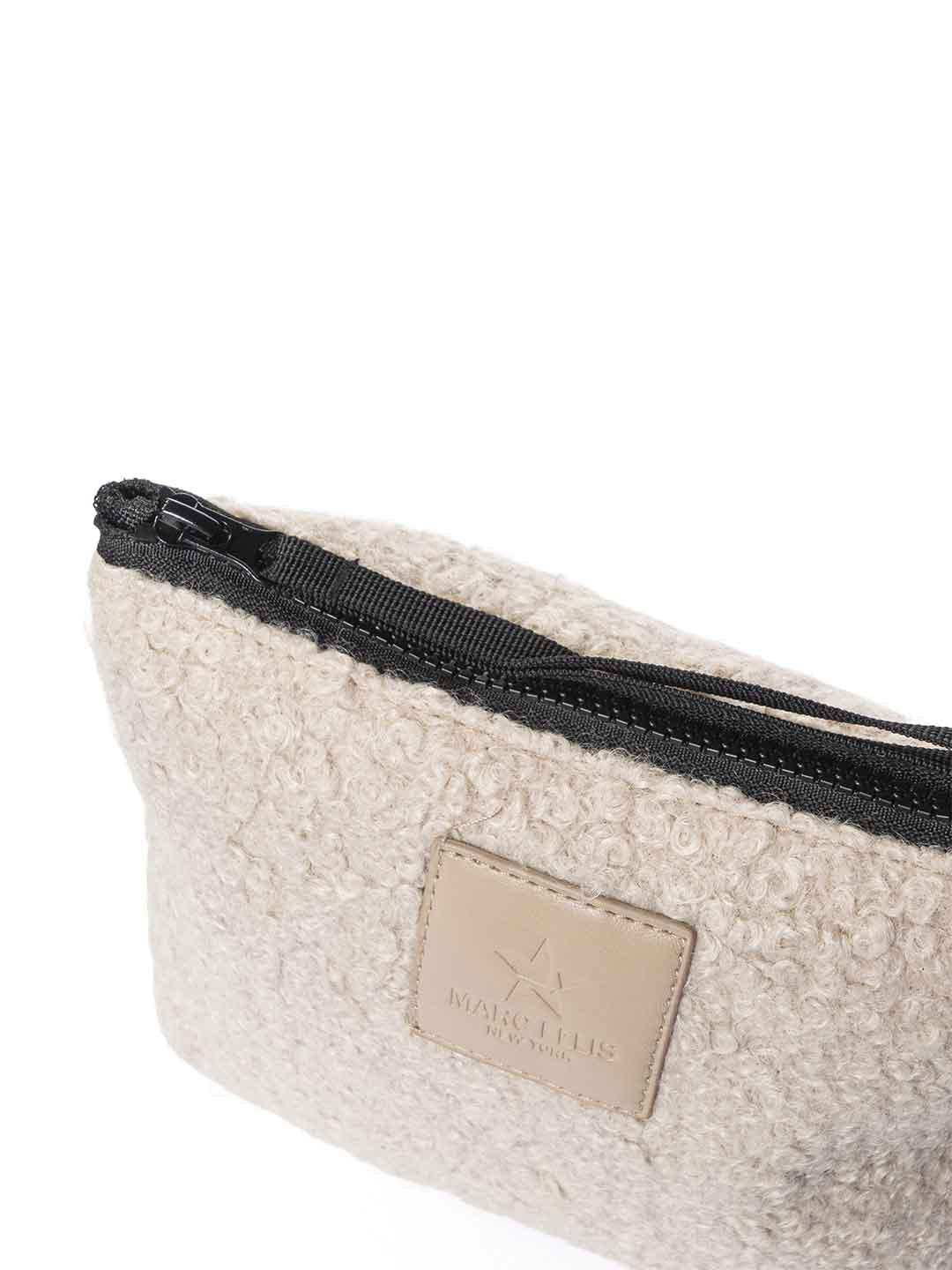 Marc Ellis Buby Curl Clutch pochette beige