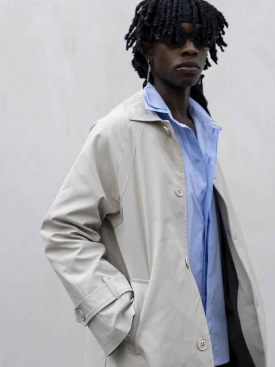 Present Day trench beige lungo