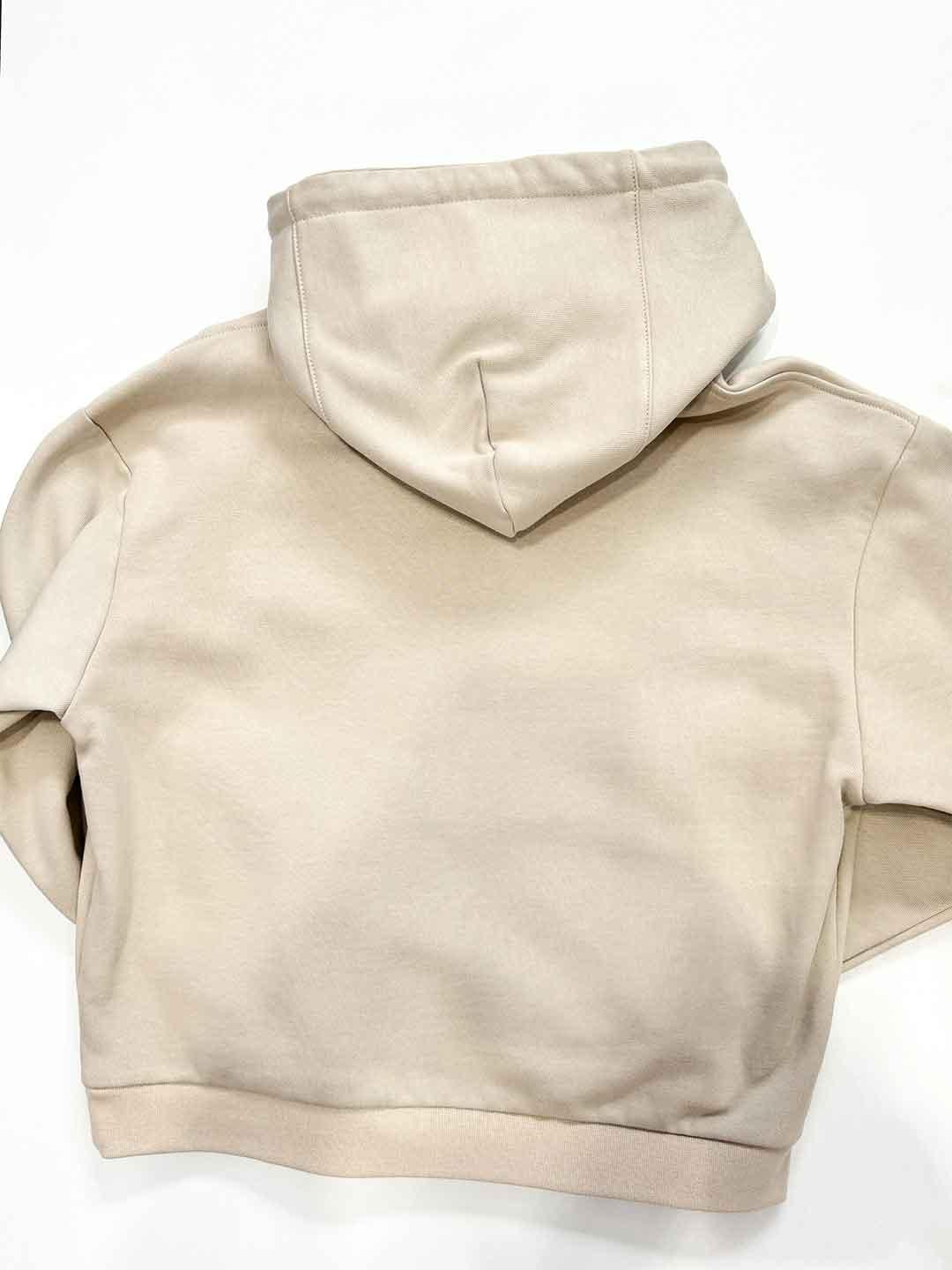 Yes London felpa kids beige con cappuccio