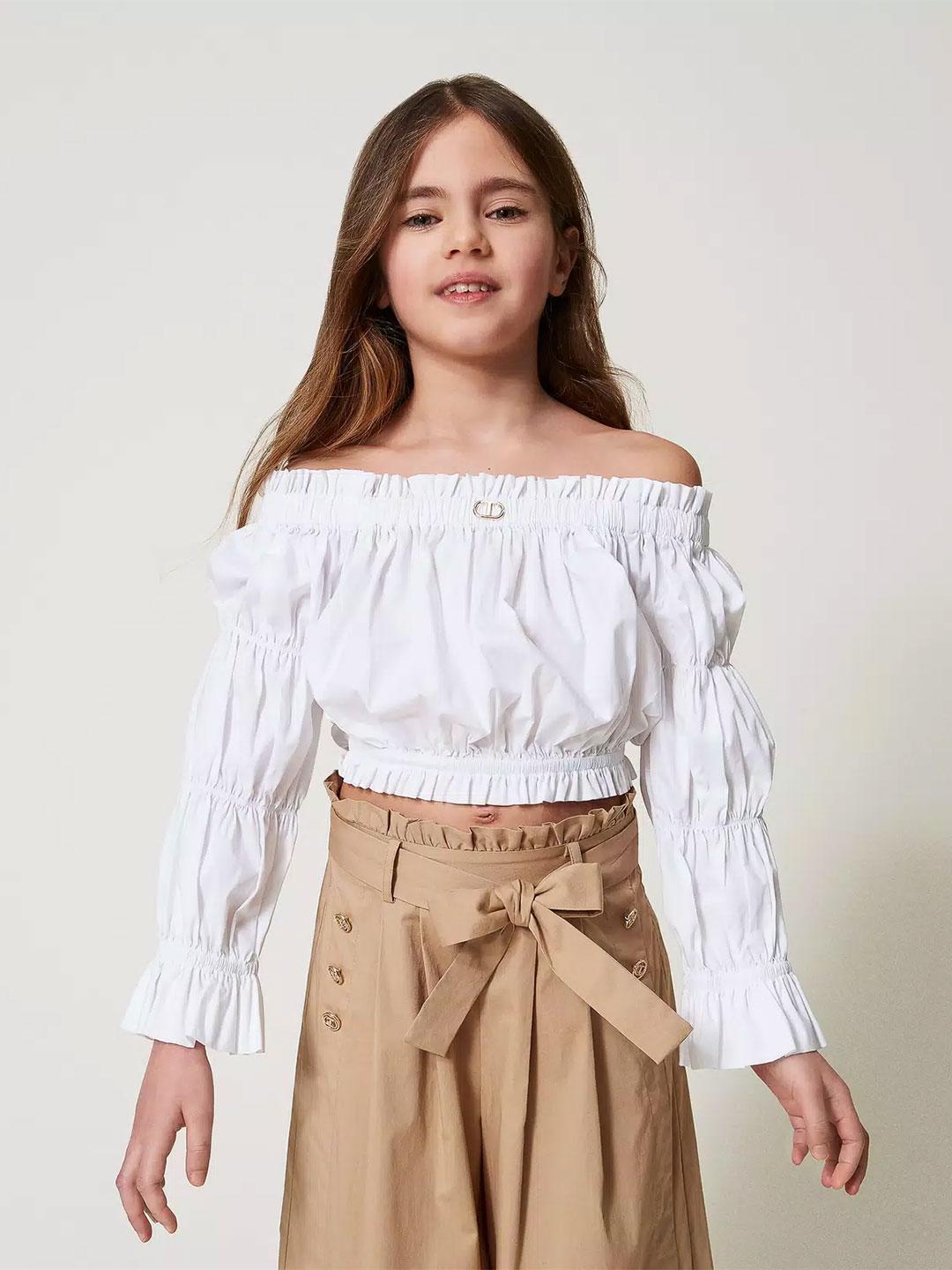 Twinset top kids bianco