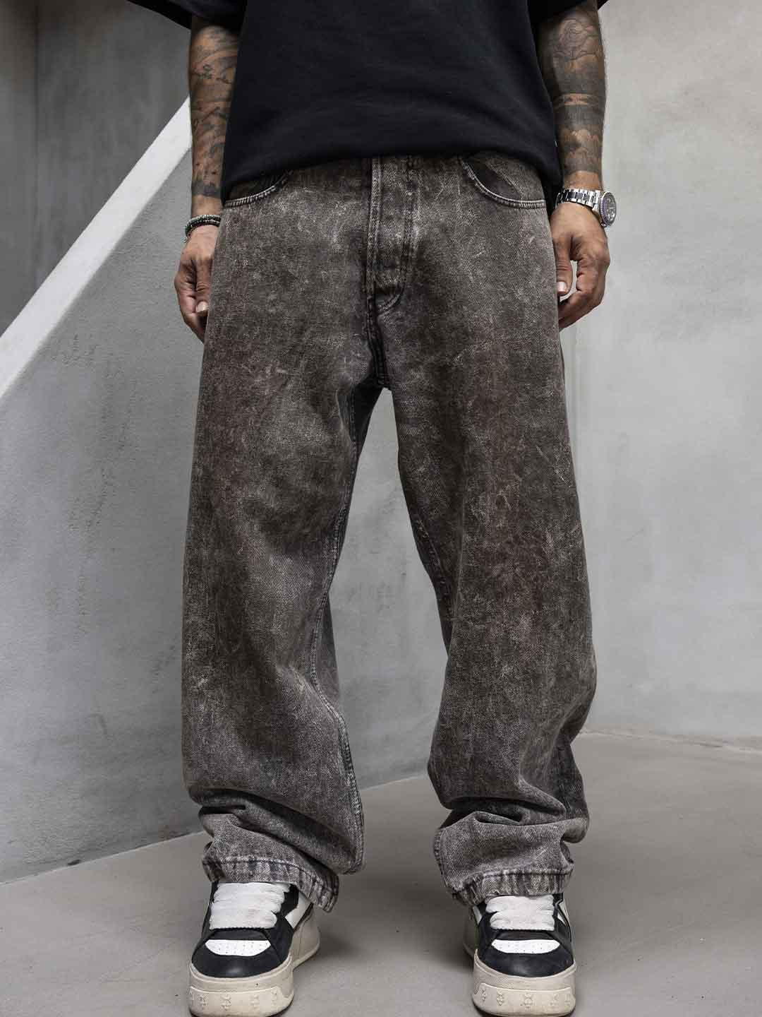 Black Island jeans grigio sabbiato