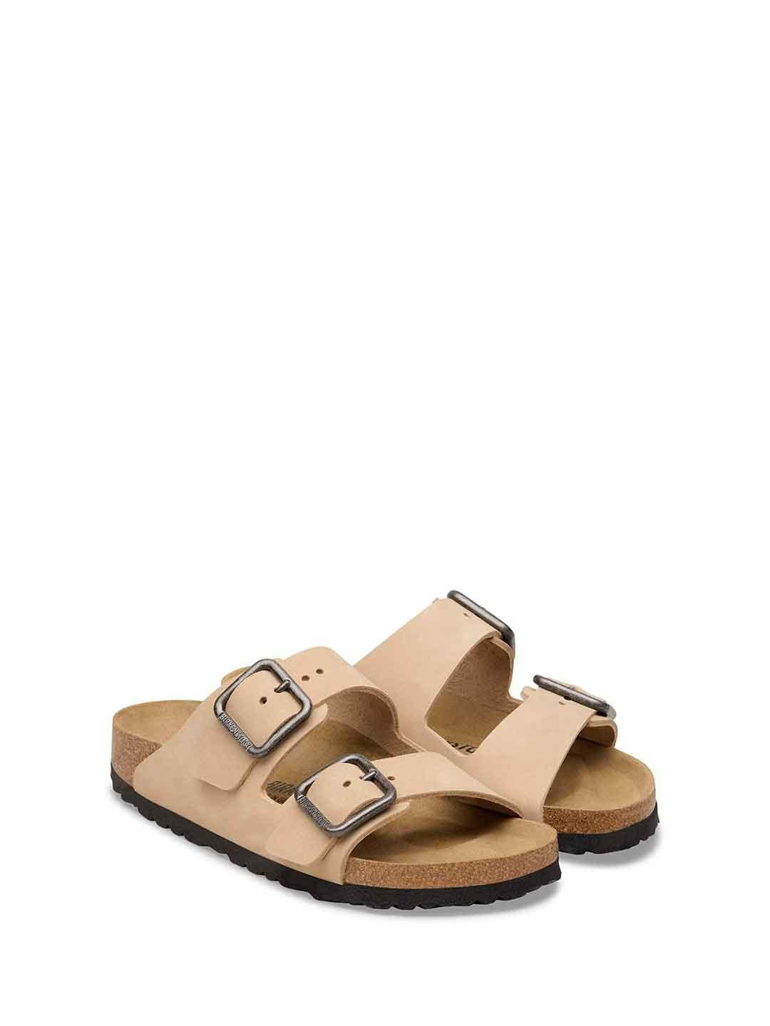 Birkenstock Arizona Wire Buckle sandali beige
