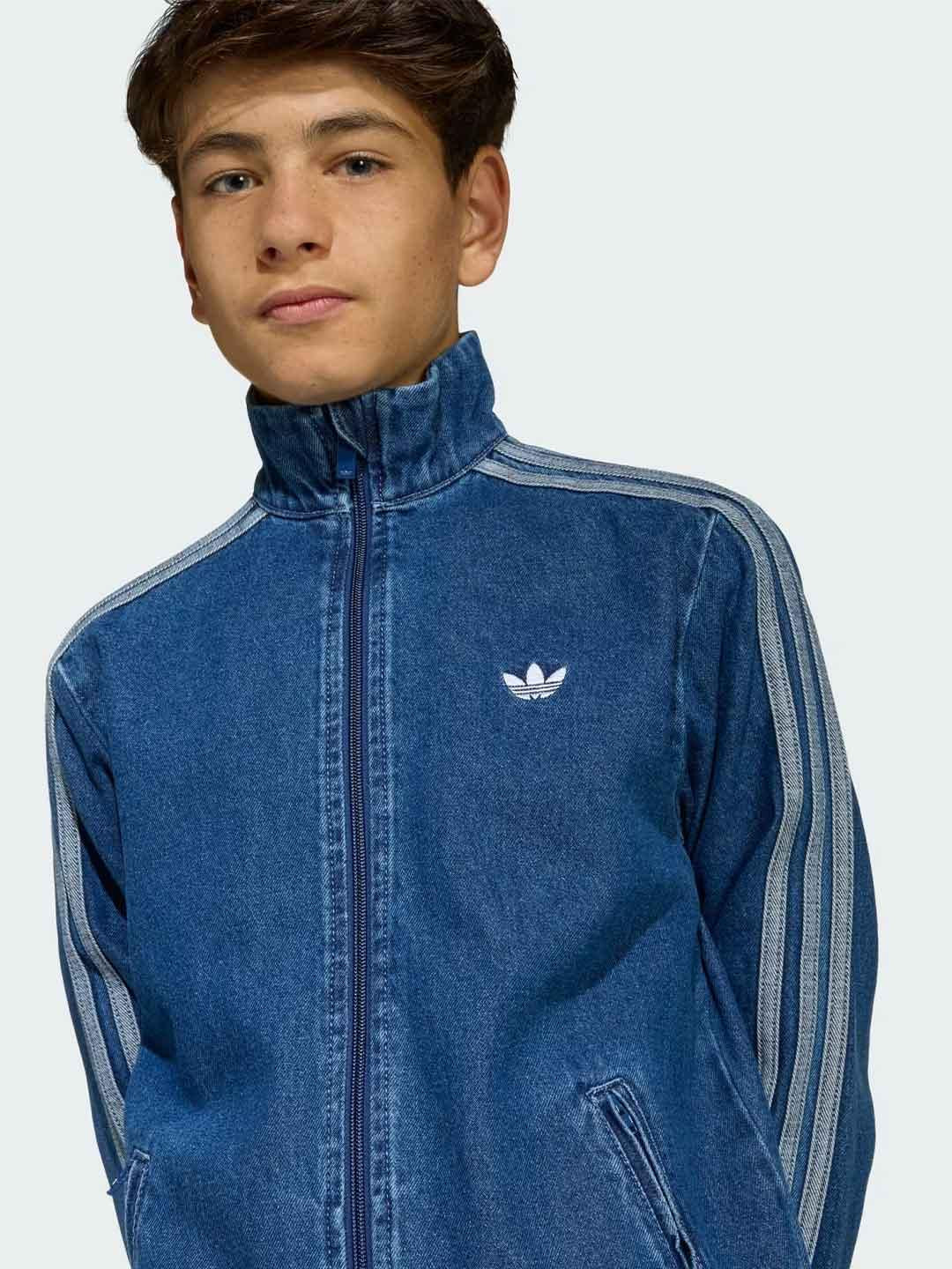 Adidas Firebird felpa kids in jeans