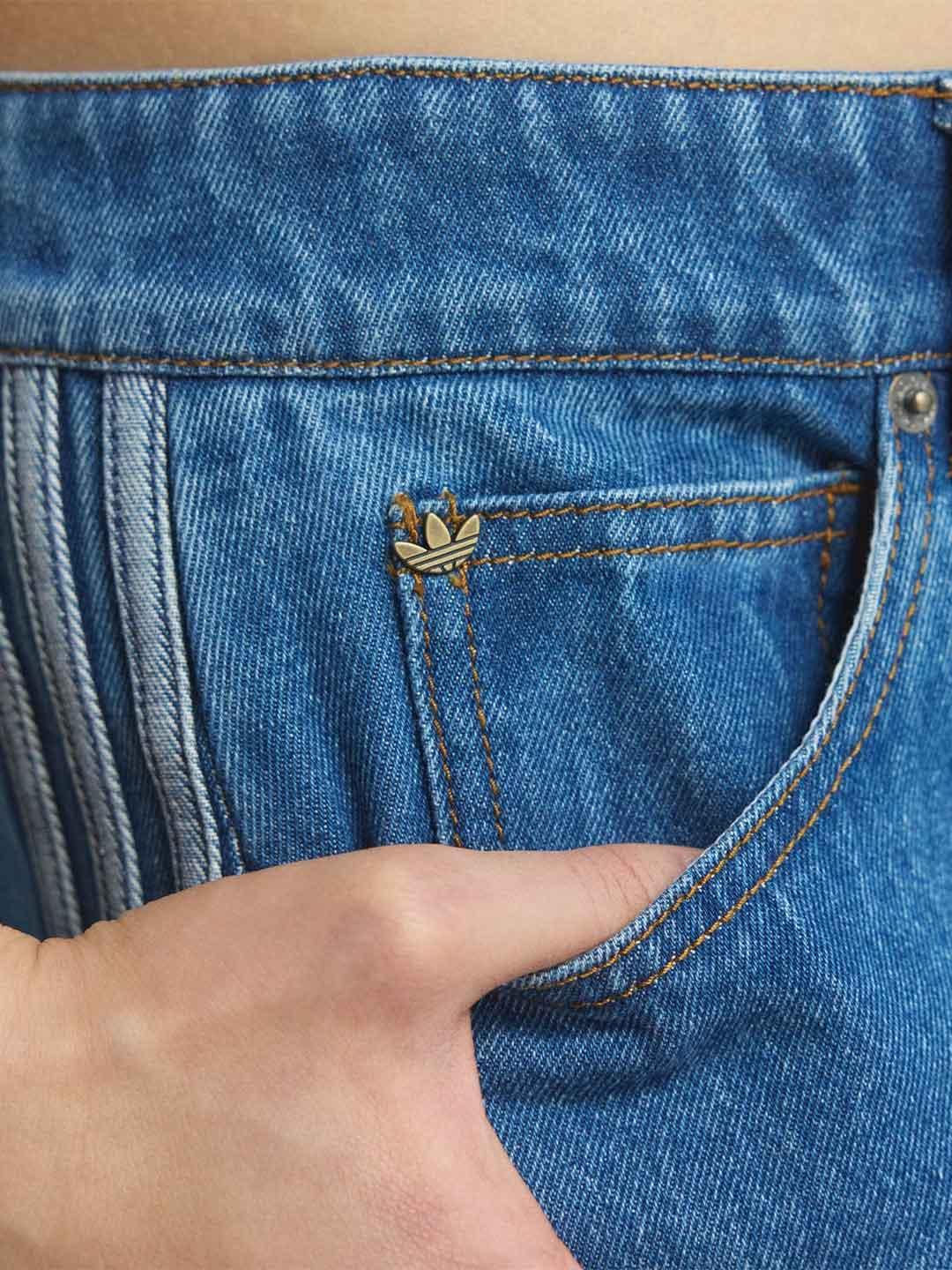 Adidas Firebird jeans bermuda over