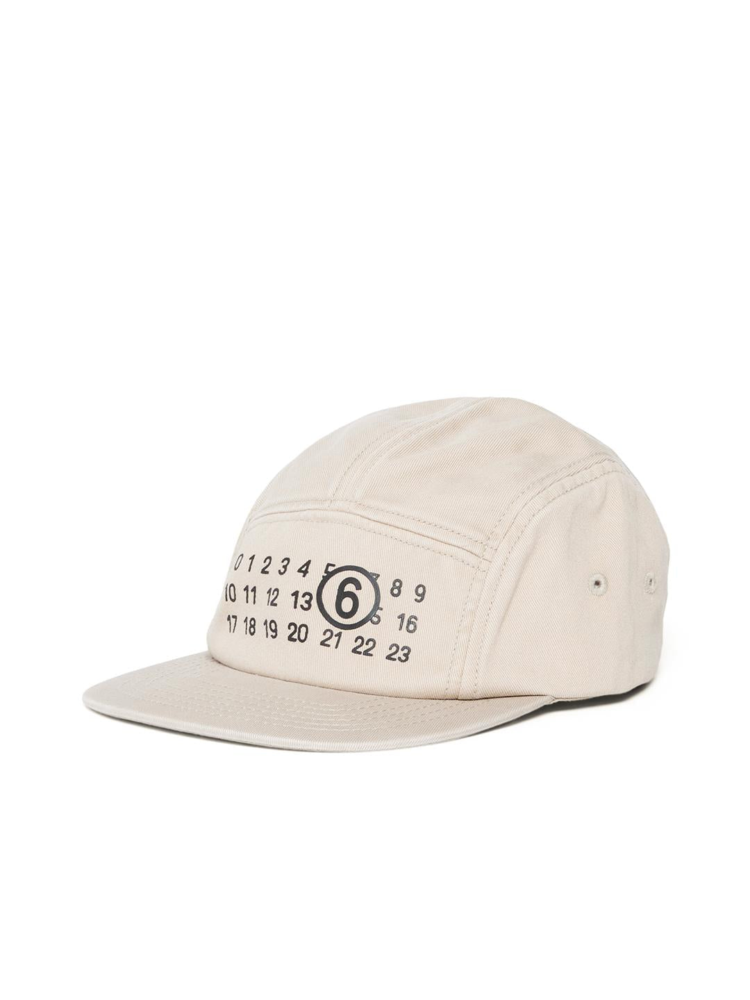 Maison Margiela cappello beige da baseball
