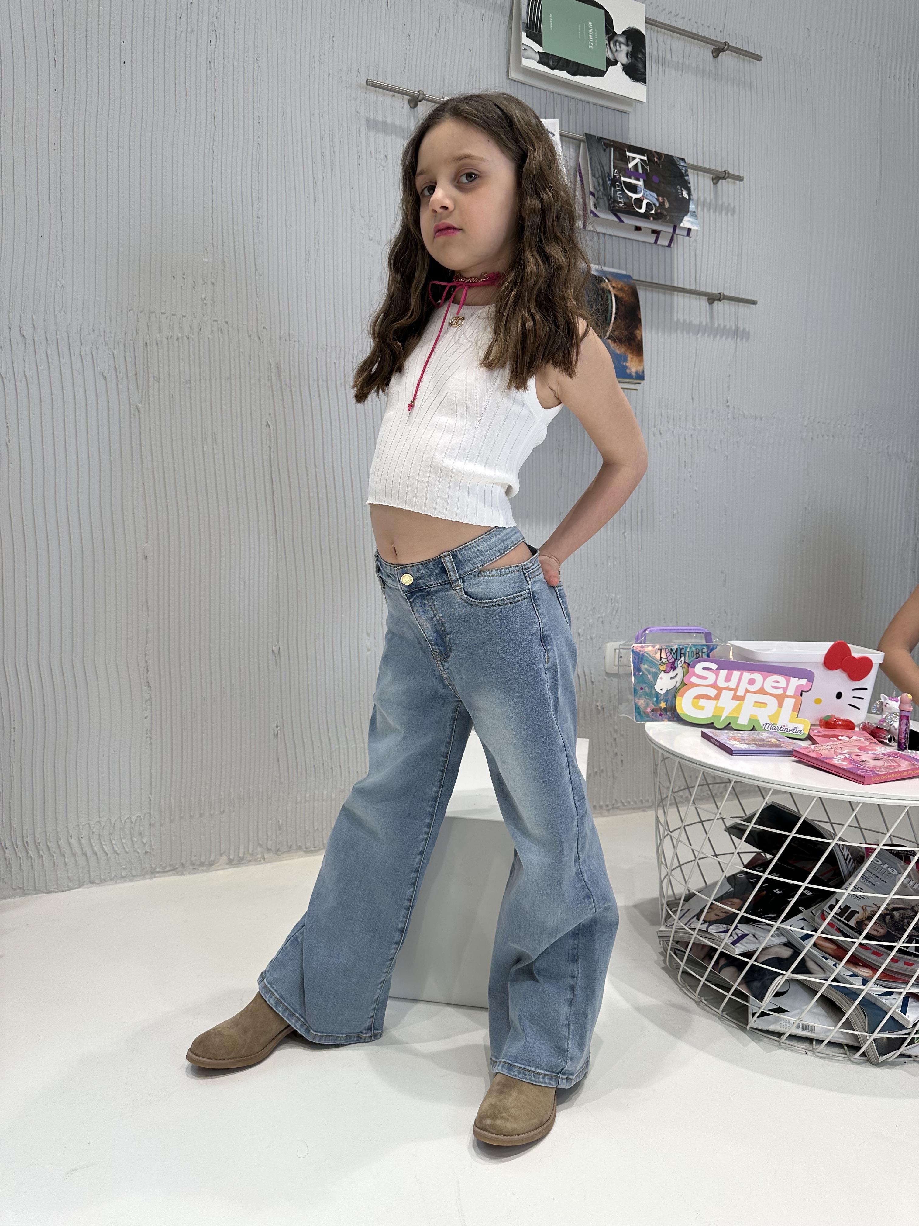 Twinset jeans kids cut-out
