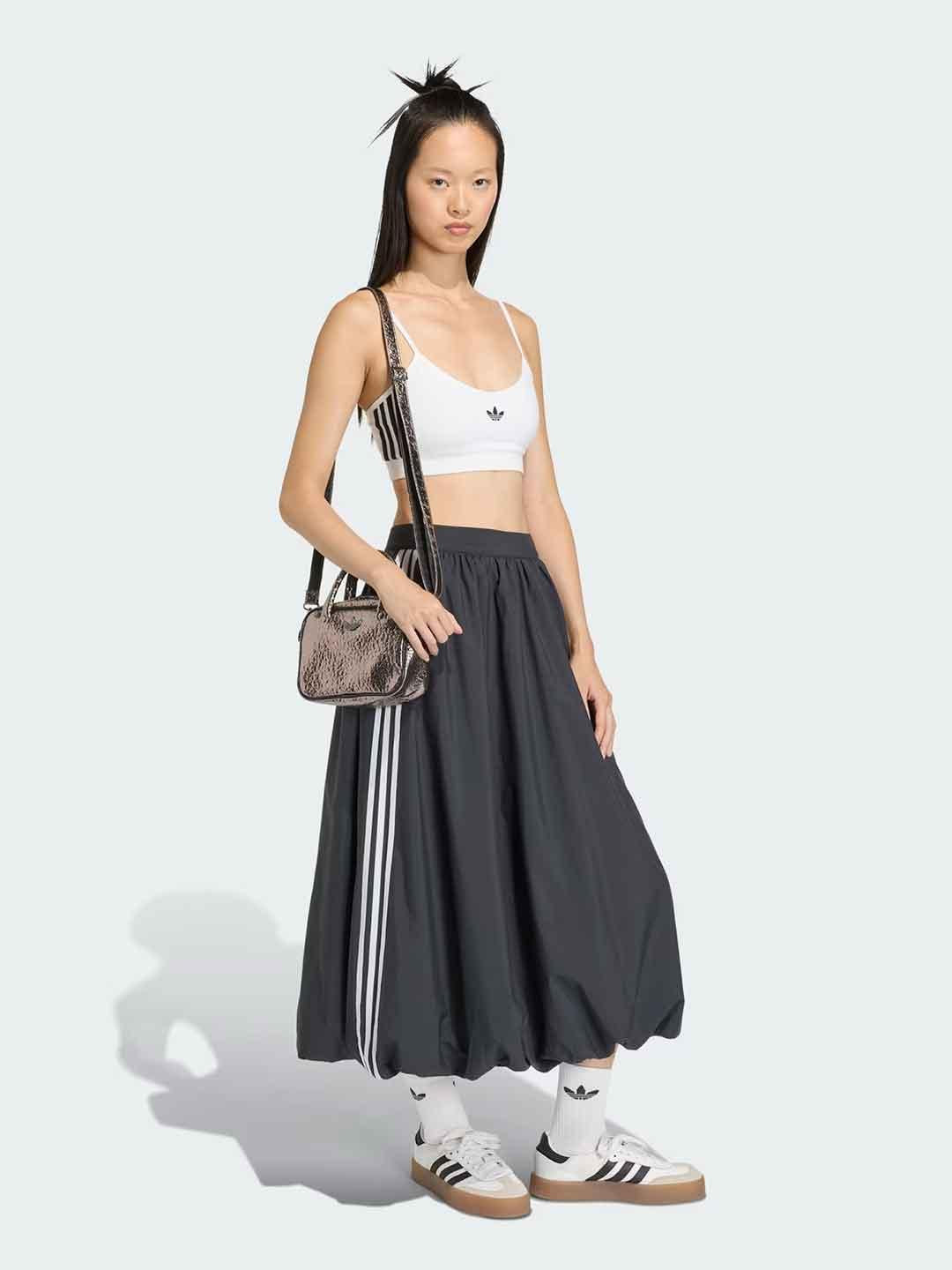 Adidas gonna nero balloon lunga