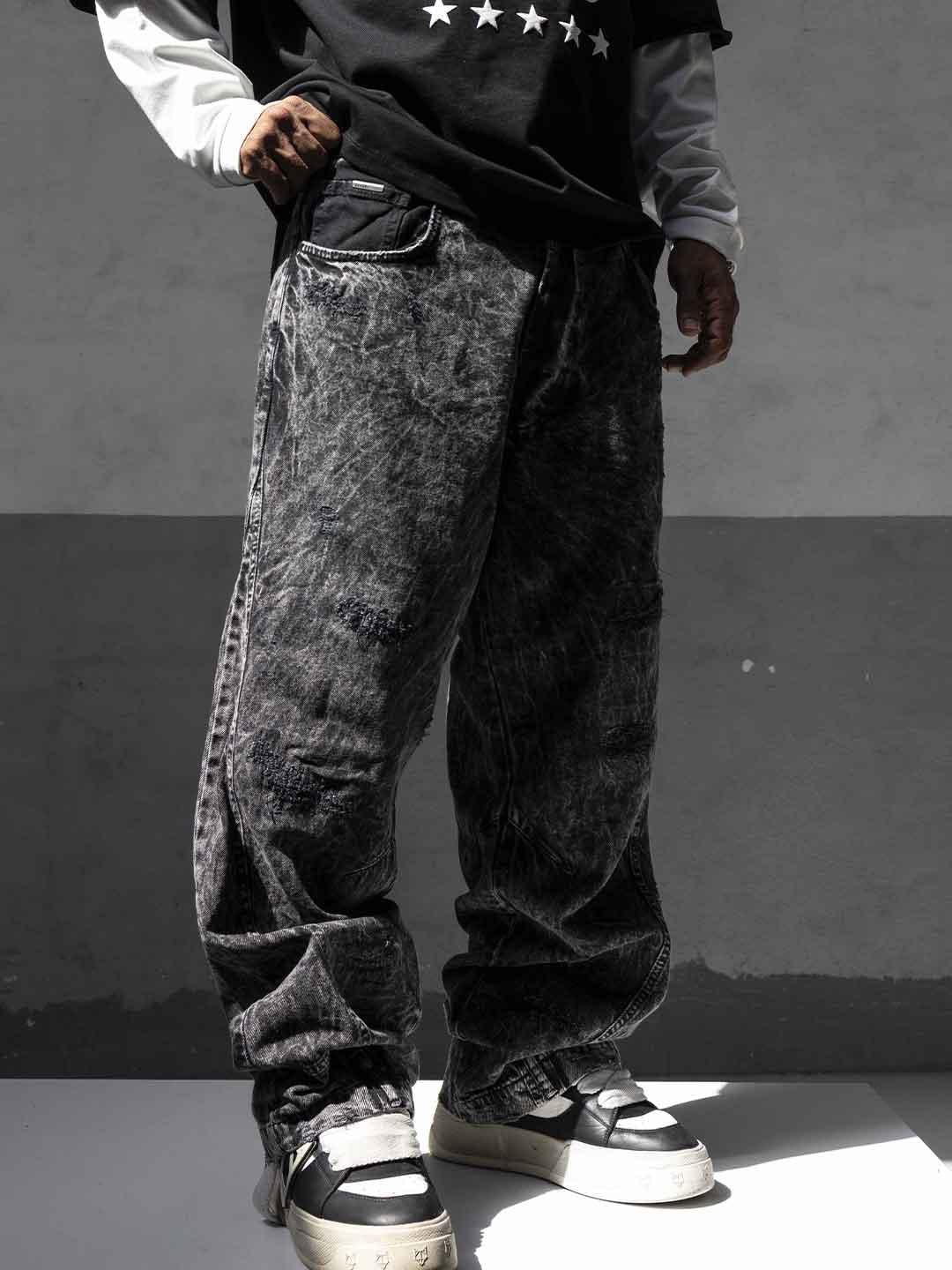 Black Island jeans nero