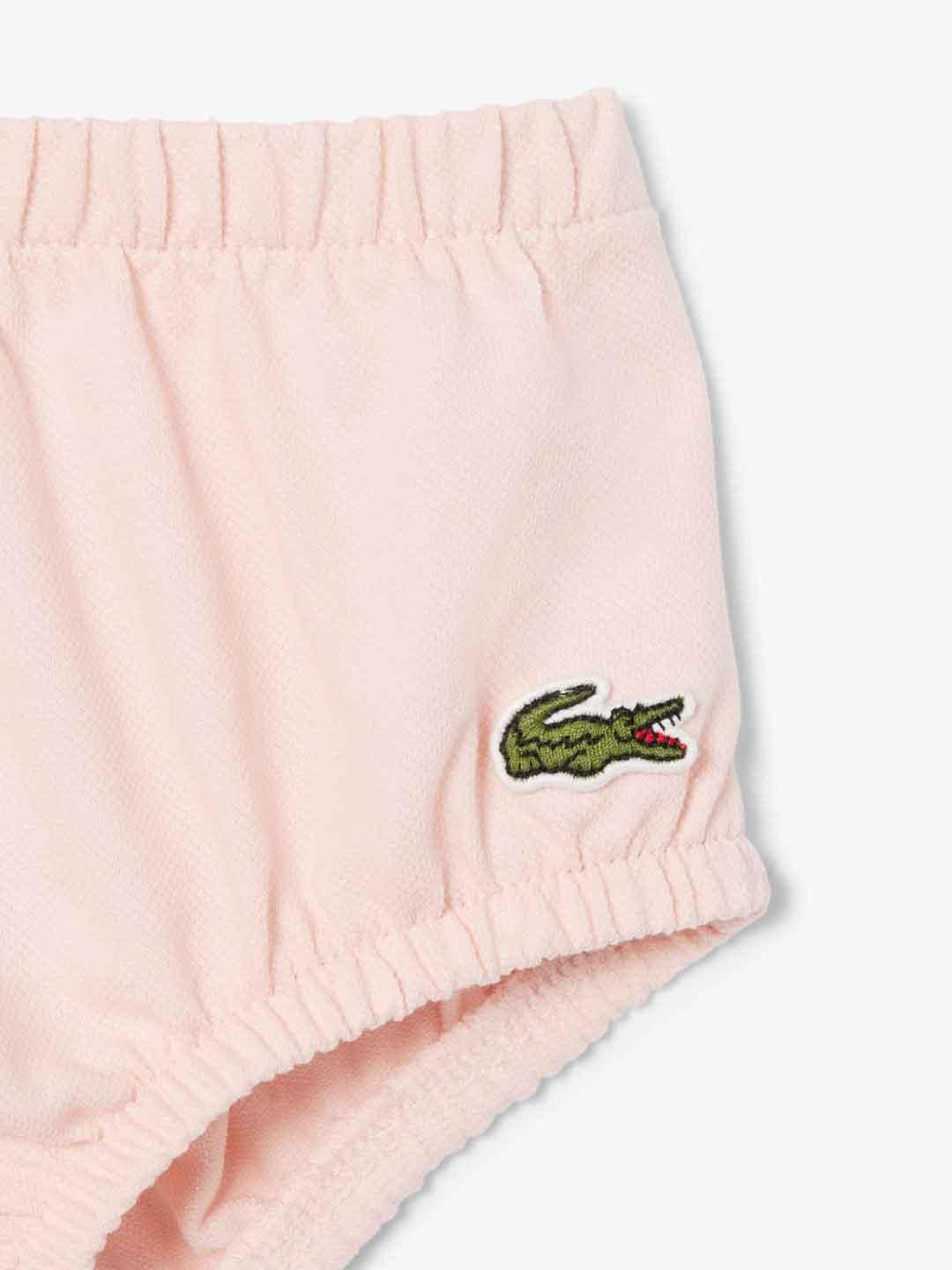 Lacoste coordinato kids rosa