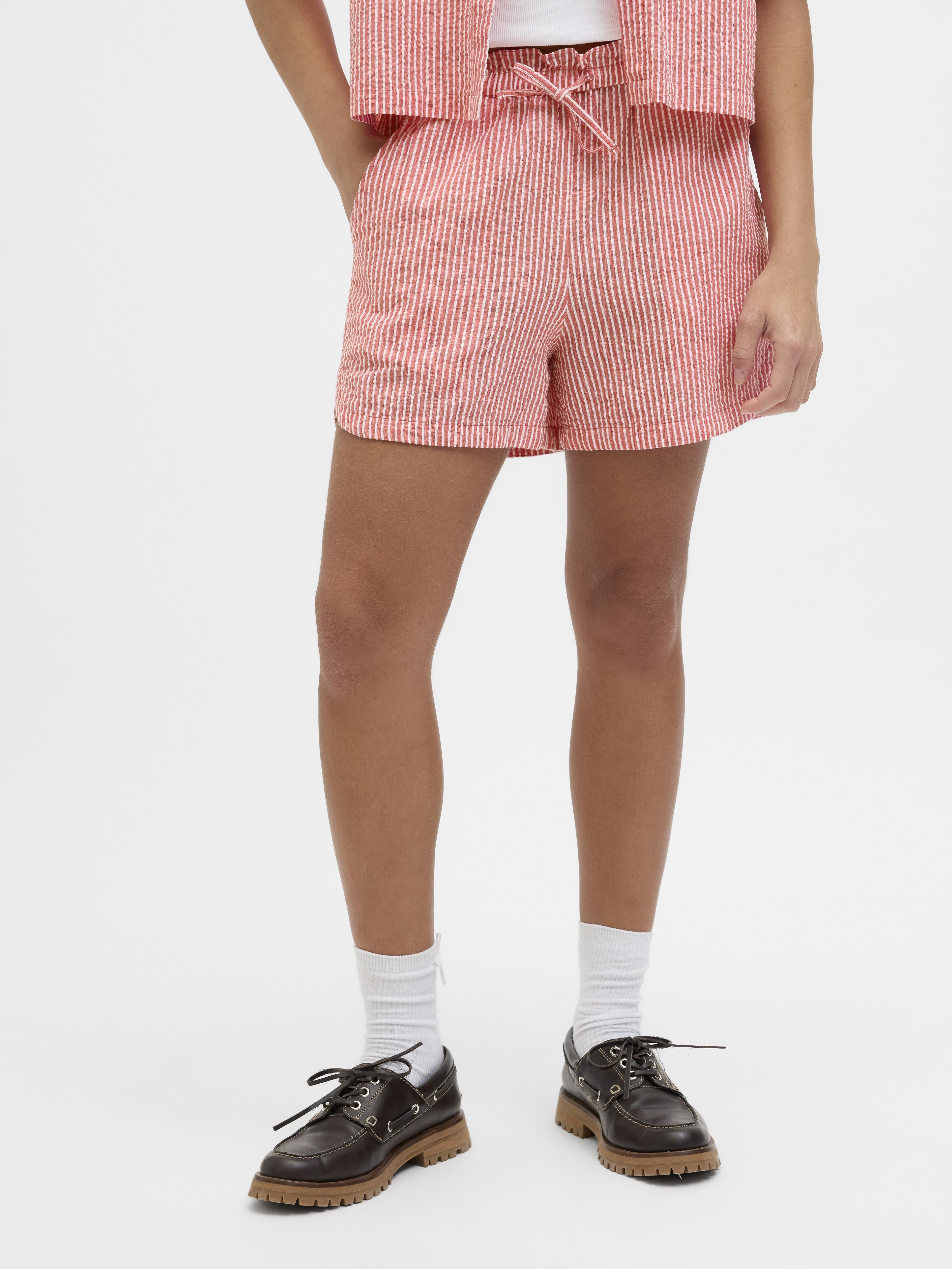 JJXX Windy shorts rosso a righe