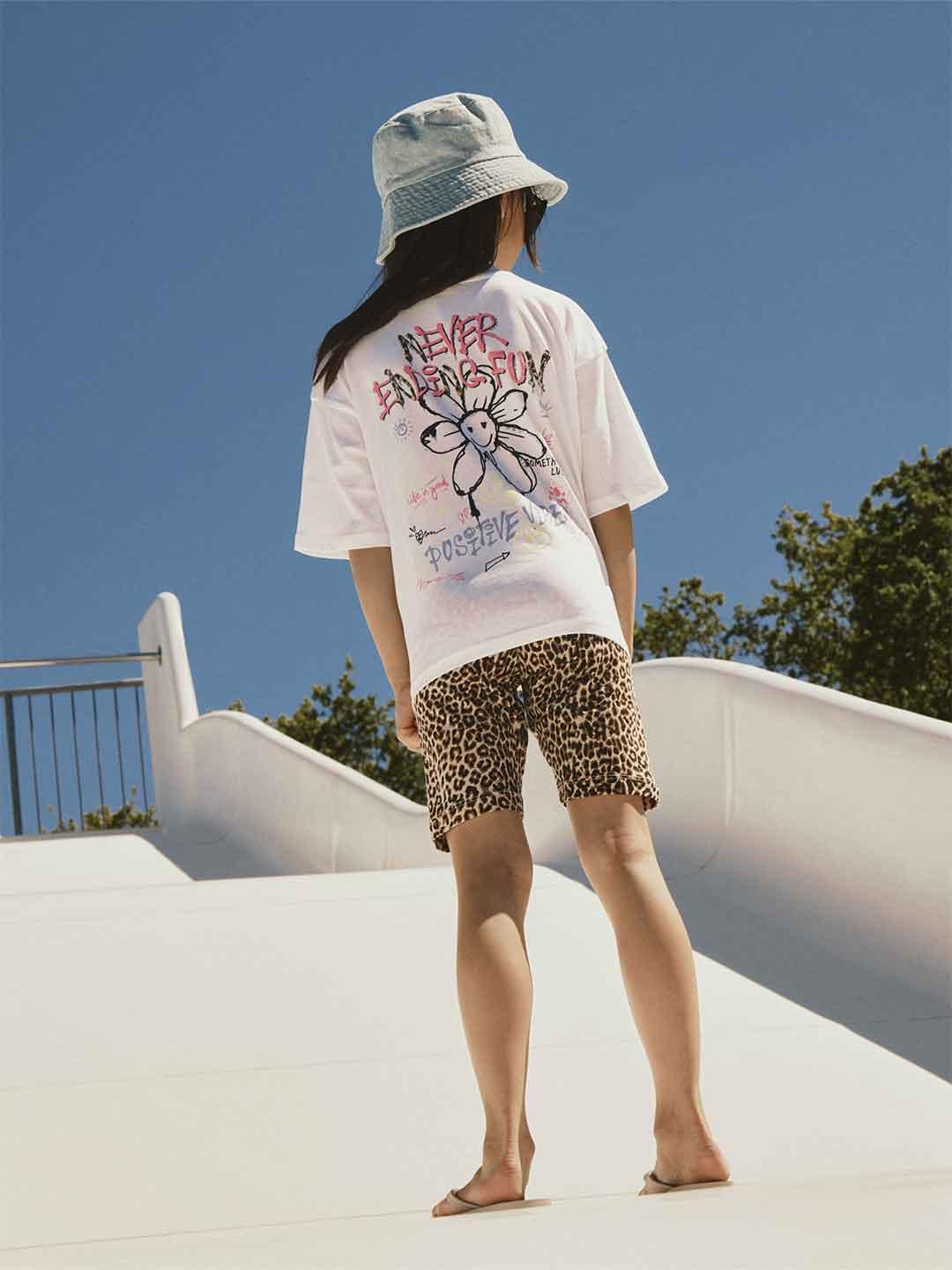 Name It t-shirt kids bianco Never ending fun