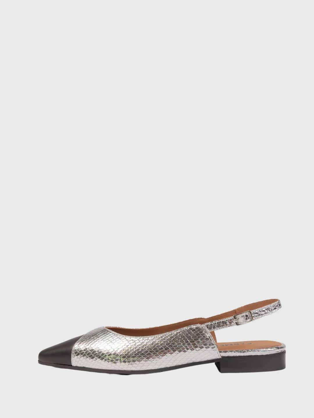 Carmens Jane Wing sandali argento