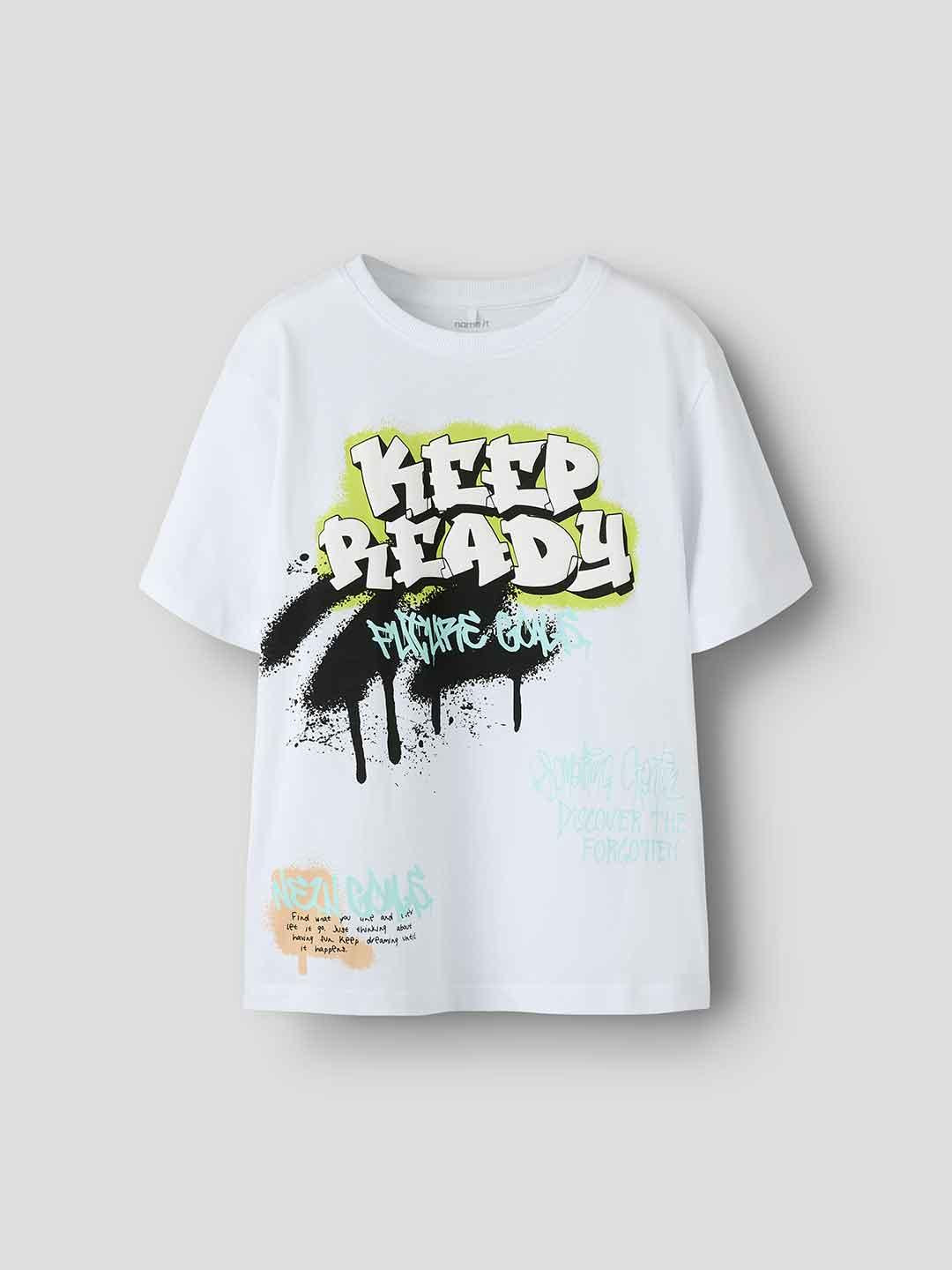 Name It t-shirt kids bianco Keep Ready