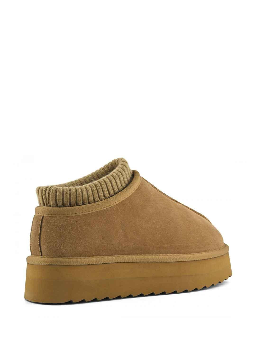 Colors Of California stivali marrone platform con calzino
