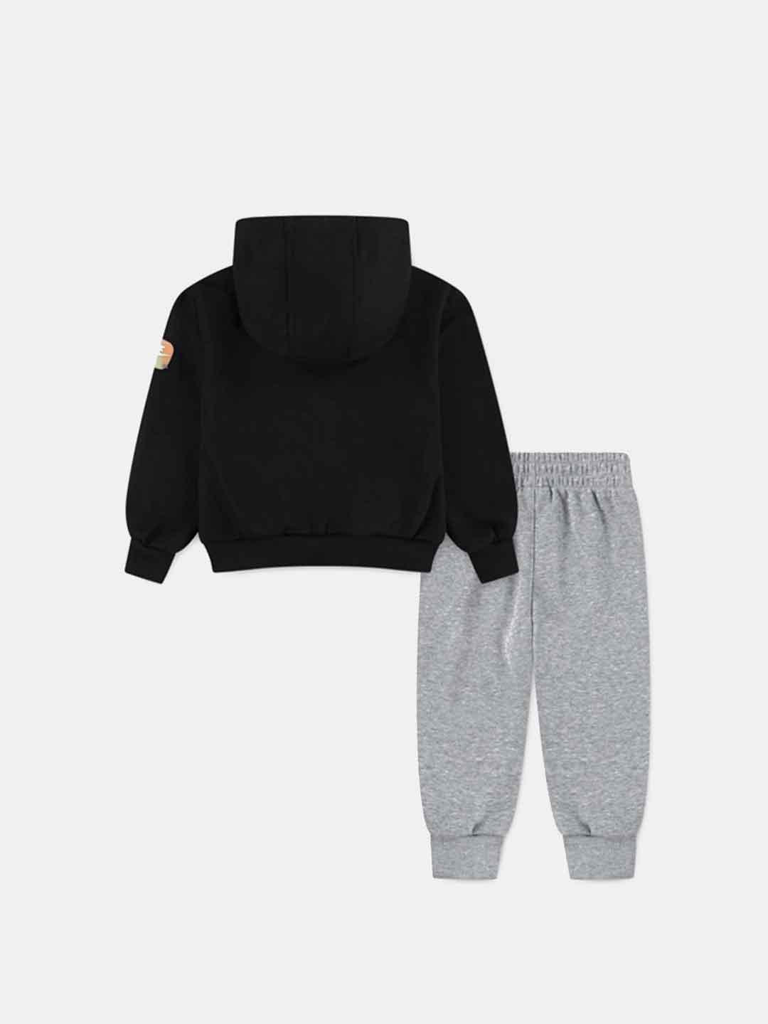 Nike coordinato kids nero di tuta