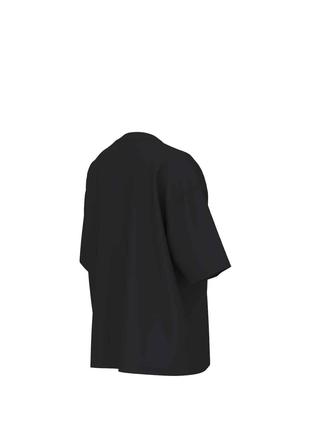 New Balance t-shirt nero con grafica bianca