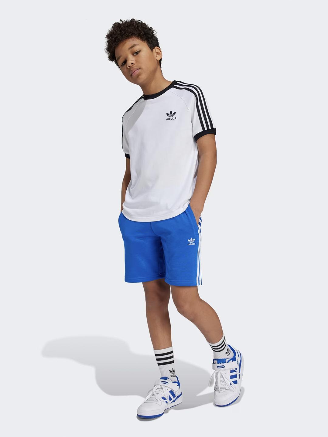 Adidas Adicolor t-shirt kids bianco e nero
