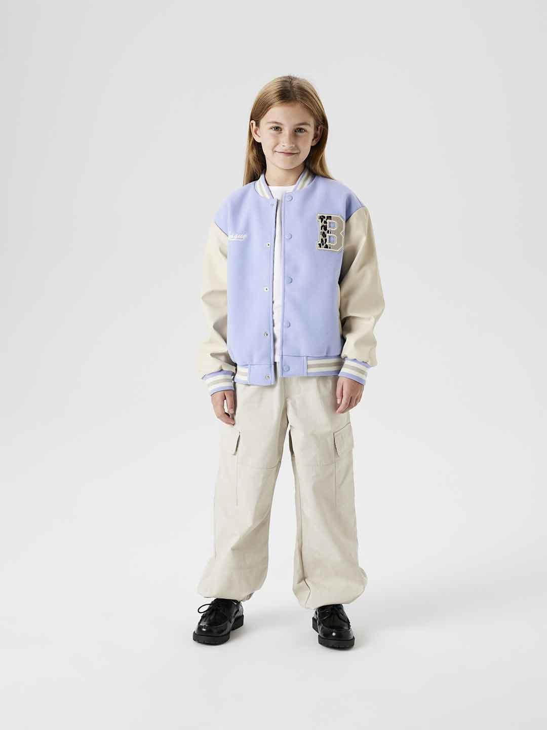 Name It giubbino kids lilla collegiale
