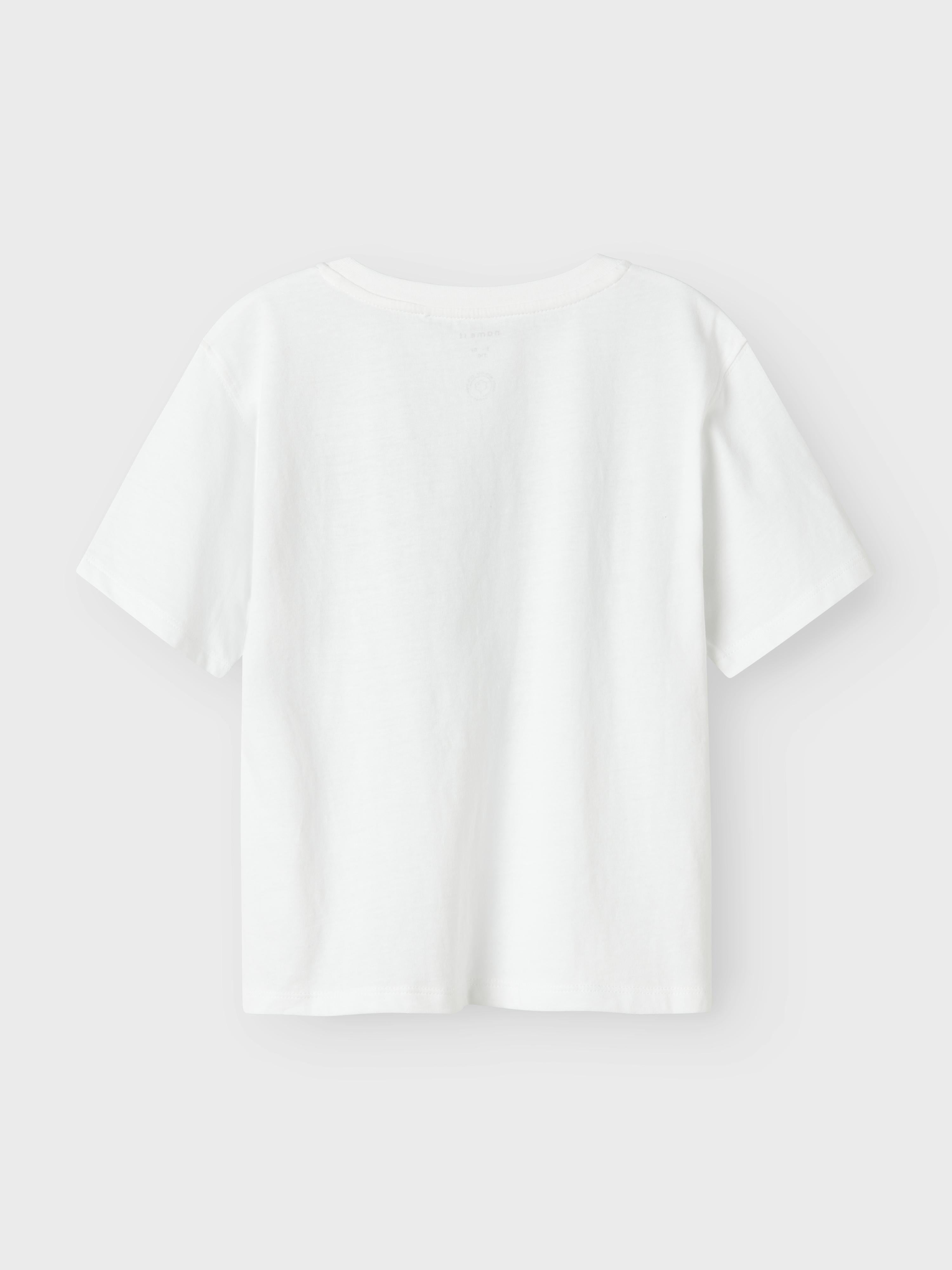 Name It t-shirt kids bianco con cuore verde