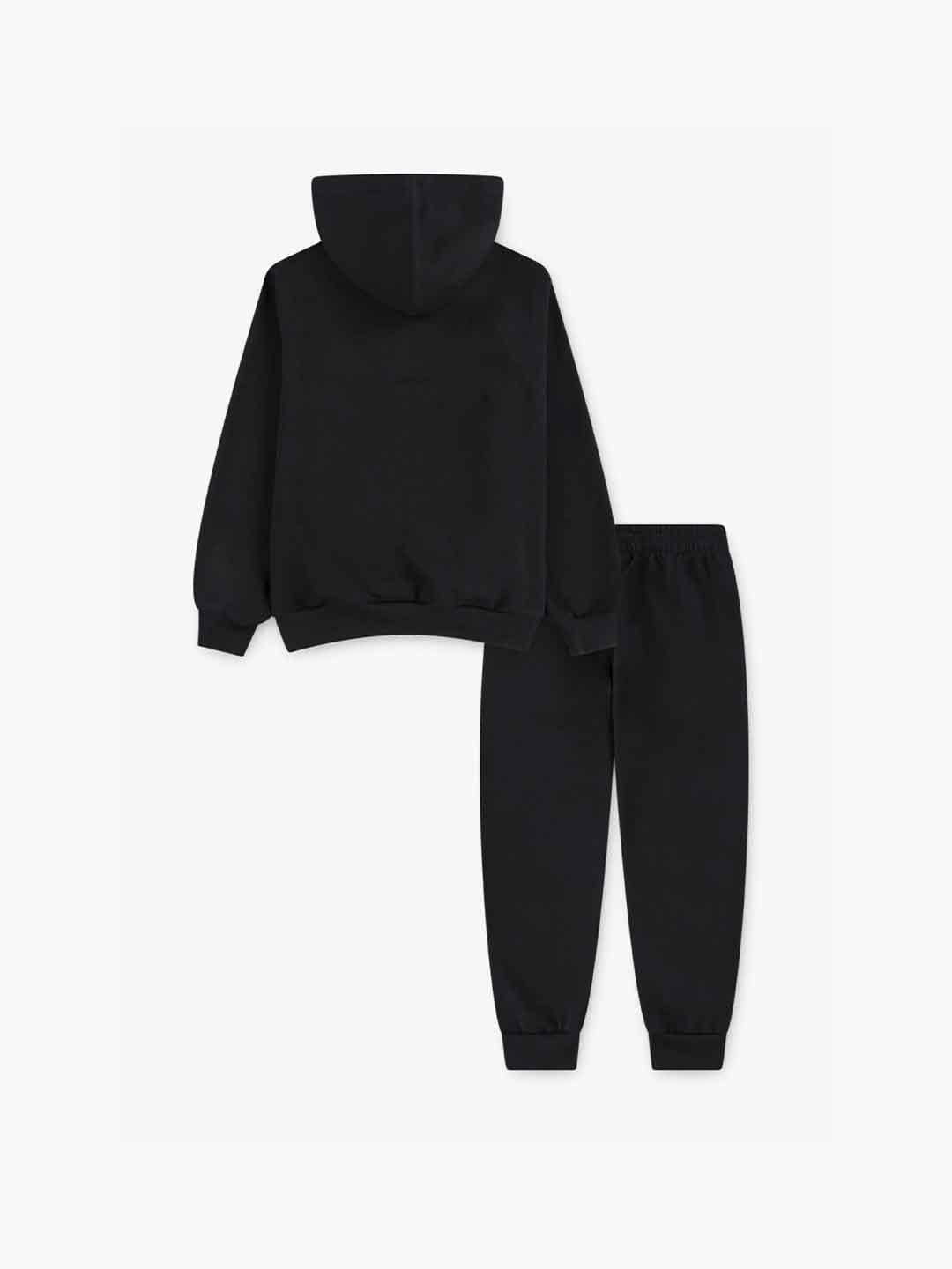 Converse coordinati kids nero a tuta
