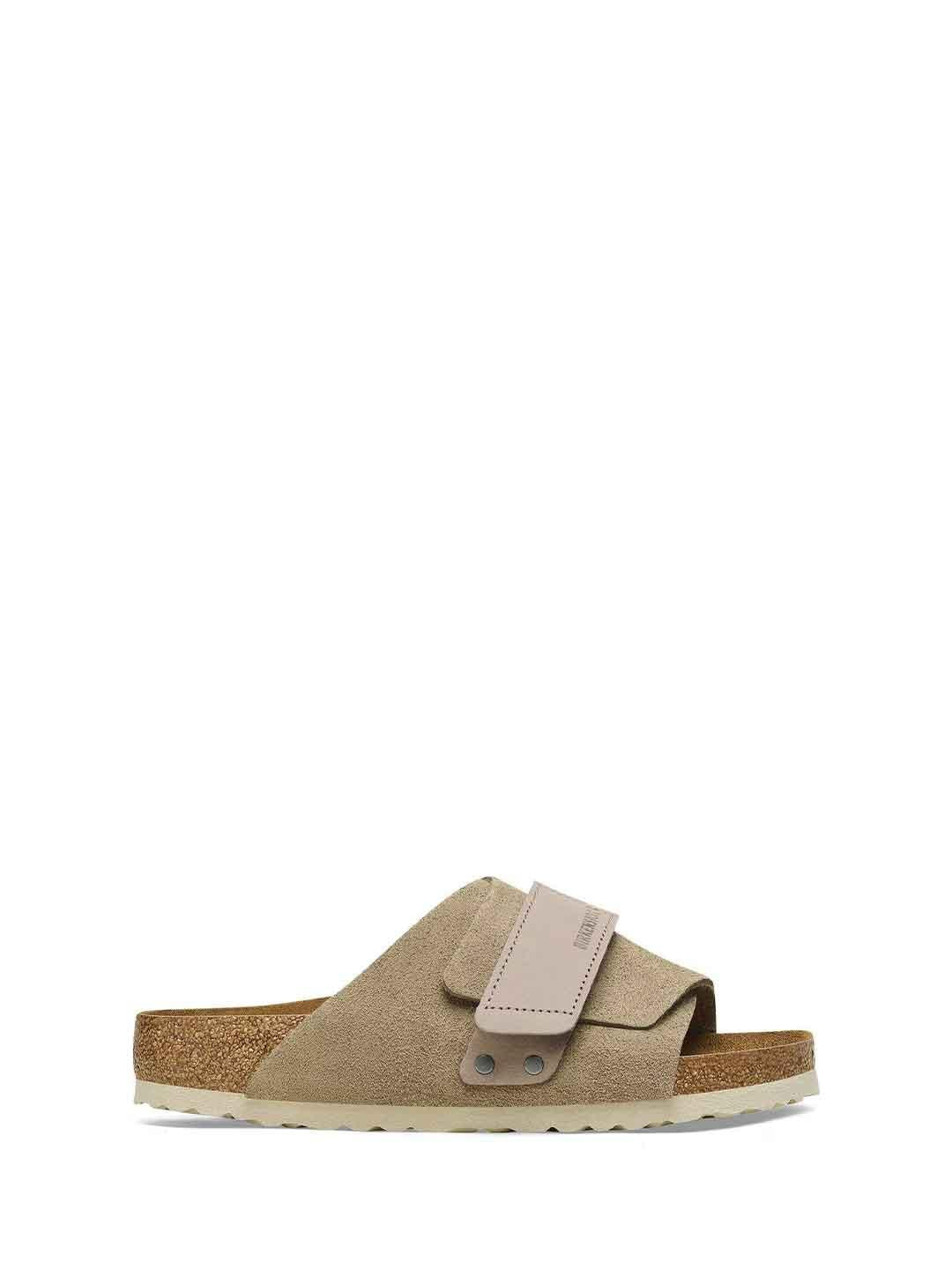 Birkenstock Kyoto sandali beige in Nabuk