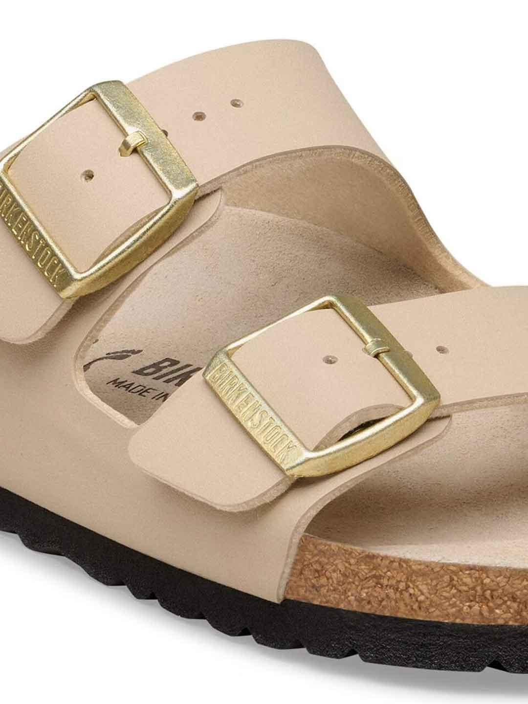 Birkenstock Arizona sandali beige fondo beige