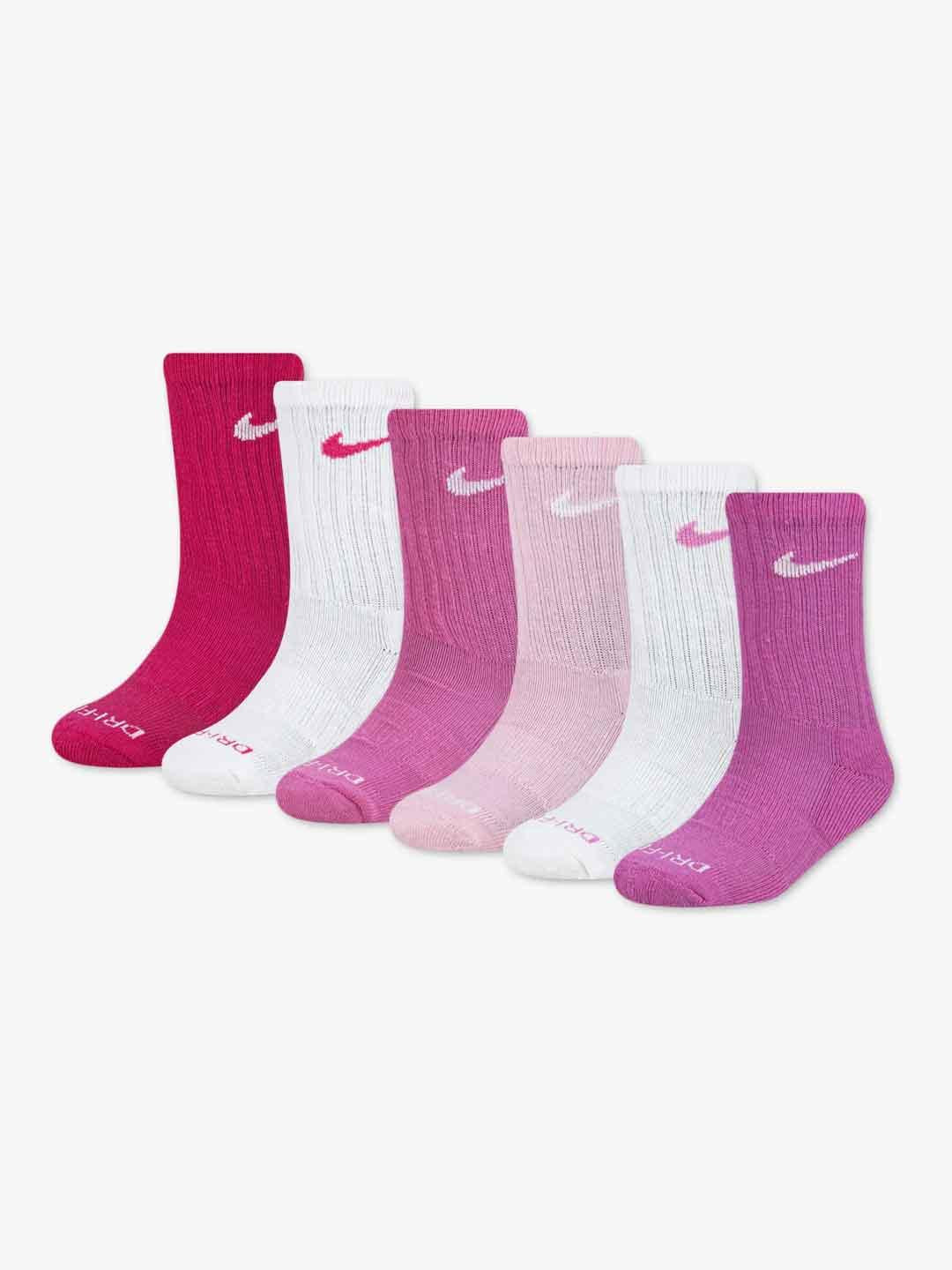 Nike calzini kids rosa set da 6 paia