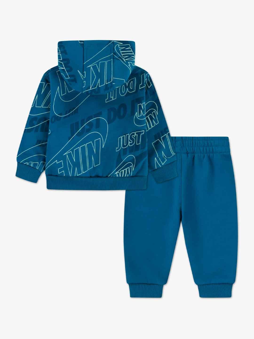 Nike coordinato kids ottanio multilogo
