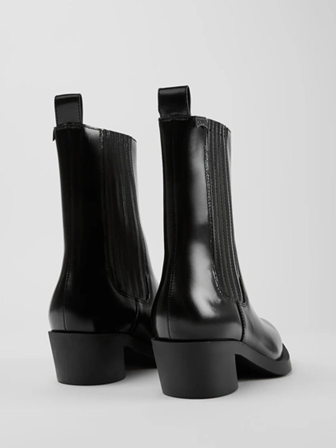Camper Bonnie stivale nero in pelle