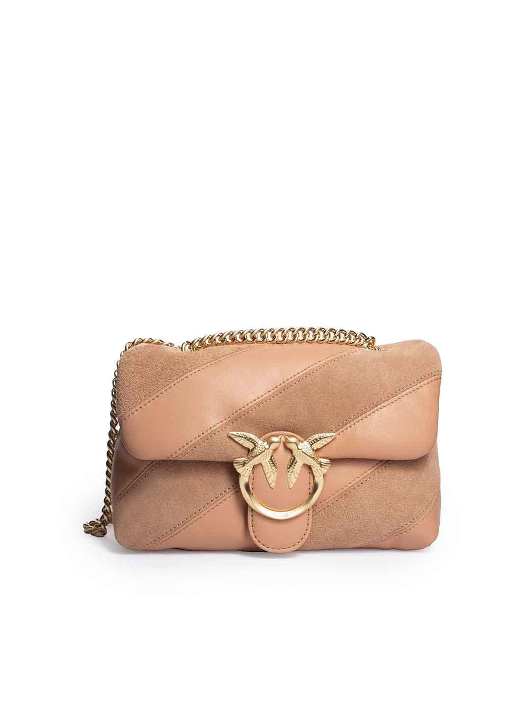 Pinko Love Puff Mini borsa cipria in suede