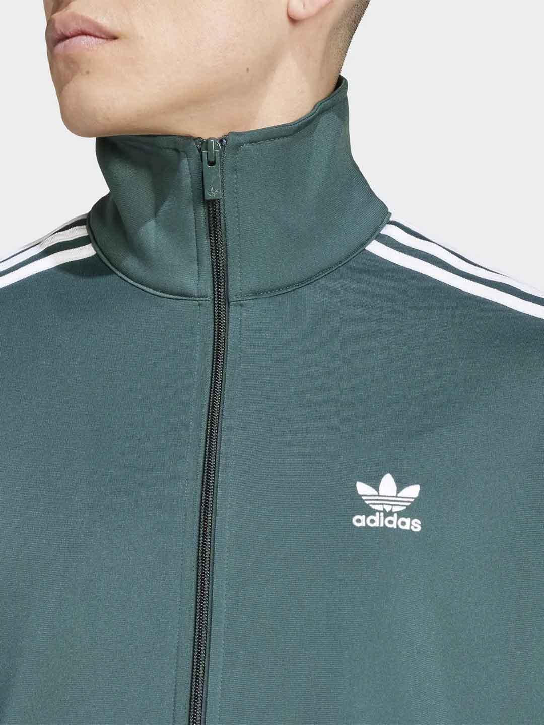 Adidas felpa verde con zip