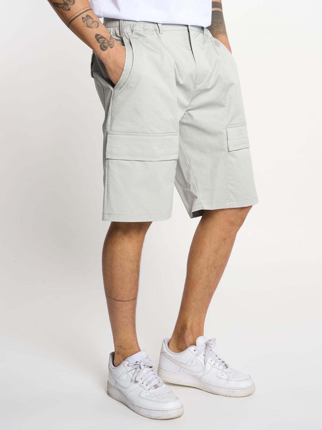 Gavroche bermuda grigio cargo