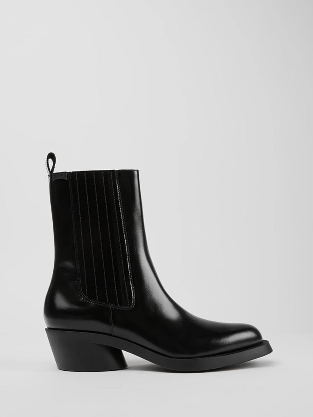 Camper Bonnie stivale nero in pelle