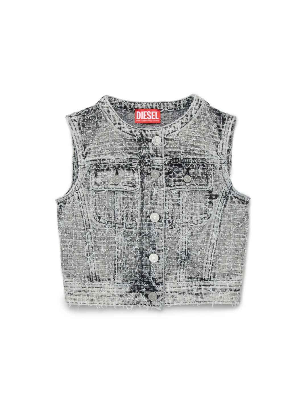 Diesel Jslimmy gilet grigio